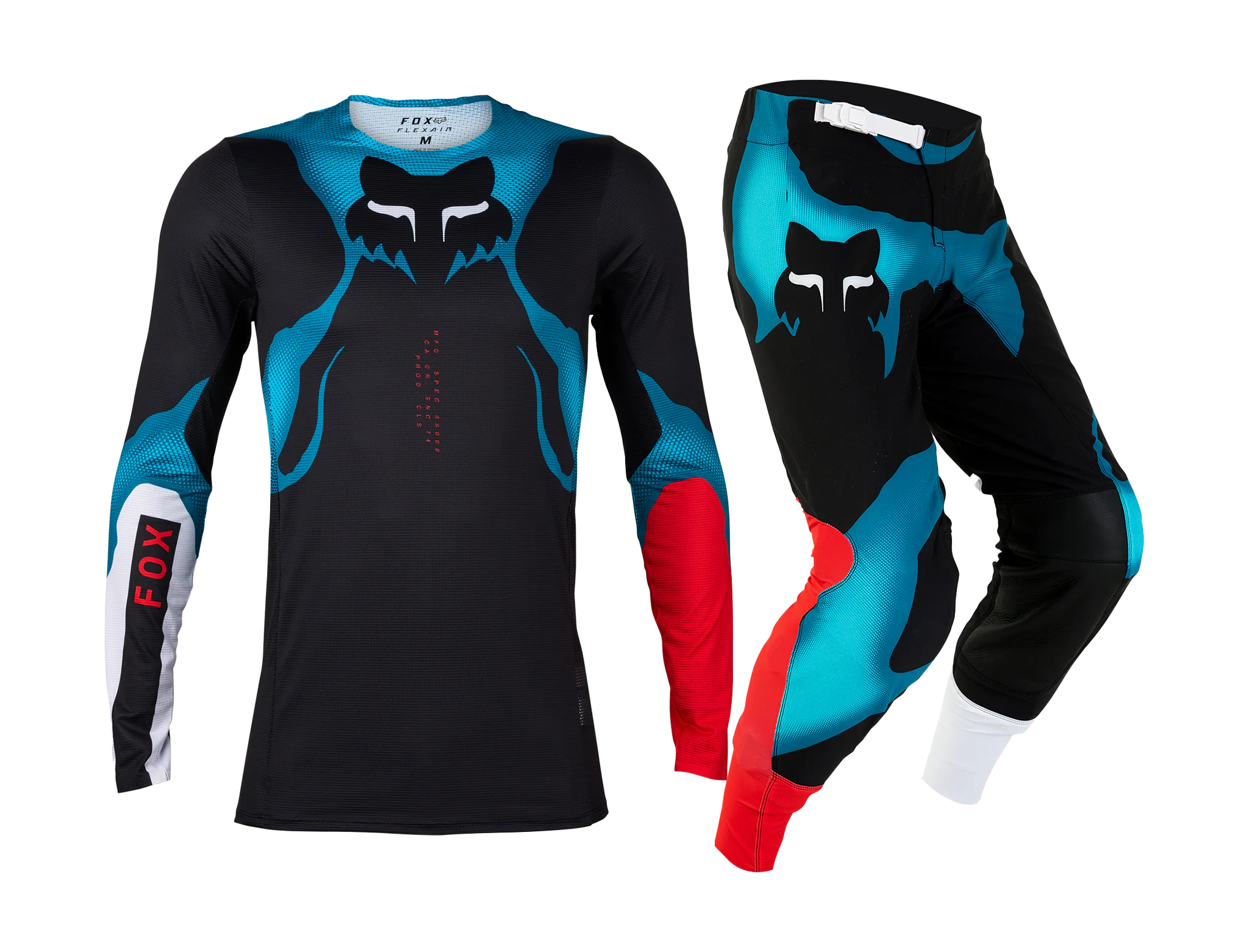 Fox Motocross Gear Flexair Withered - Black