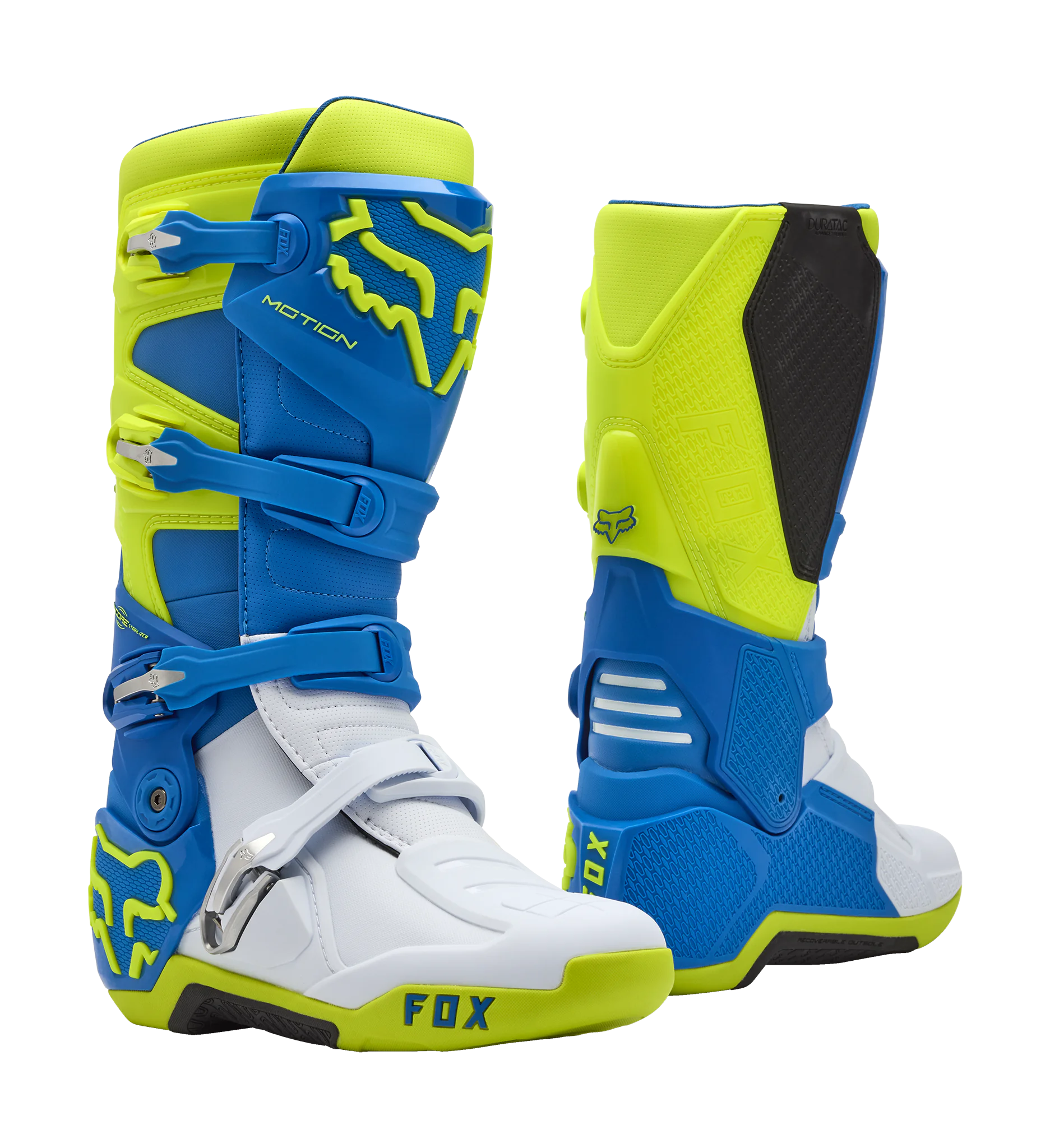 Fox Motocross Boots Motion - Blue / Yellow