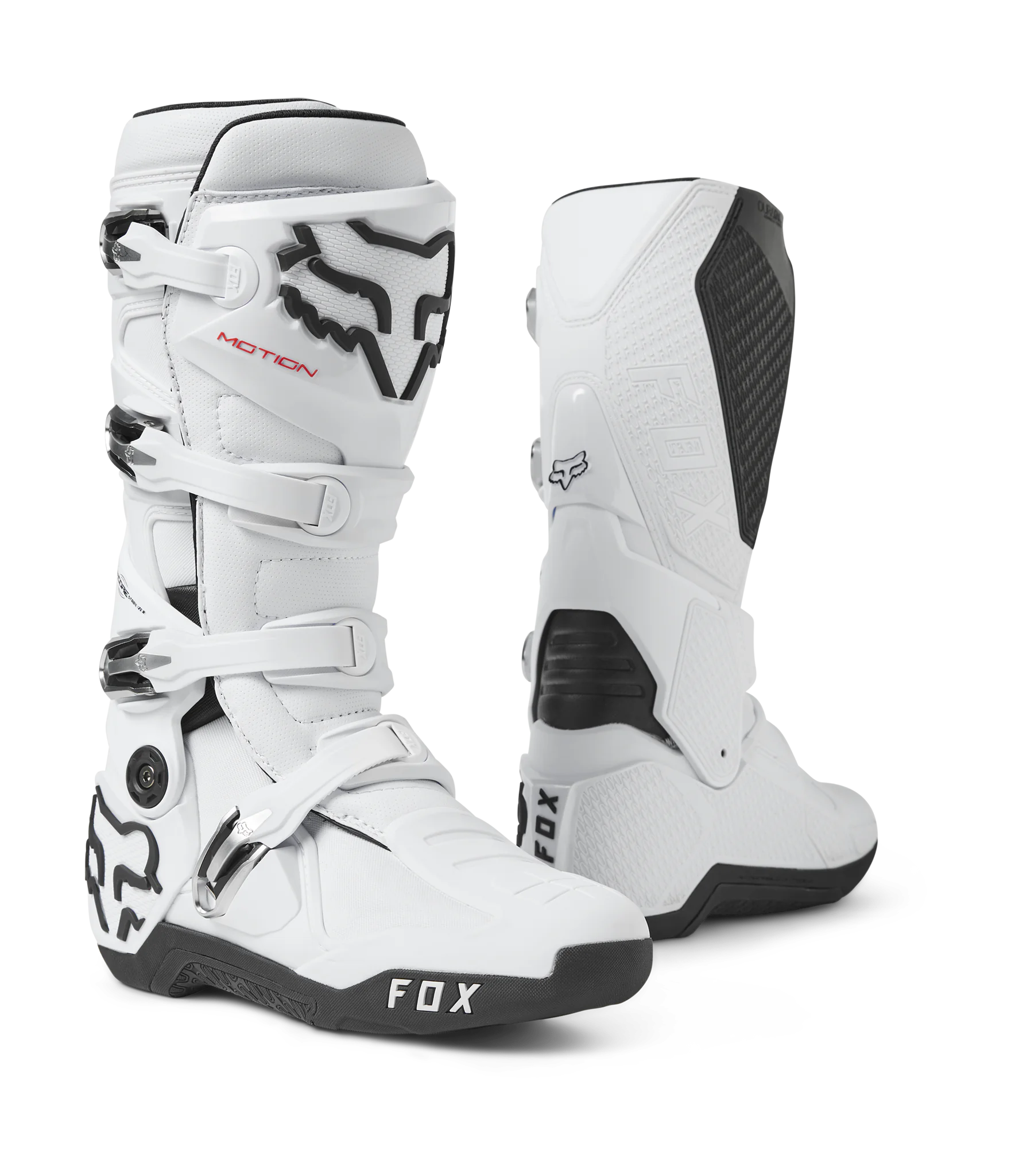 Fox Motocross Boots Motion - White