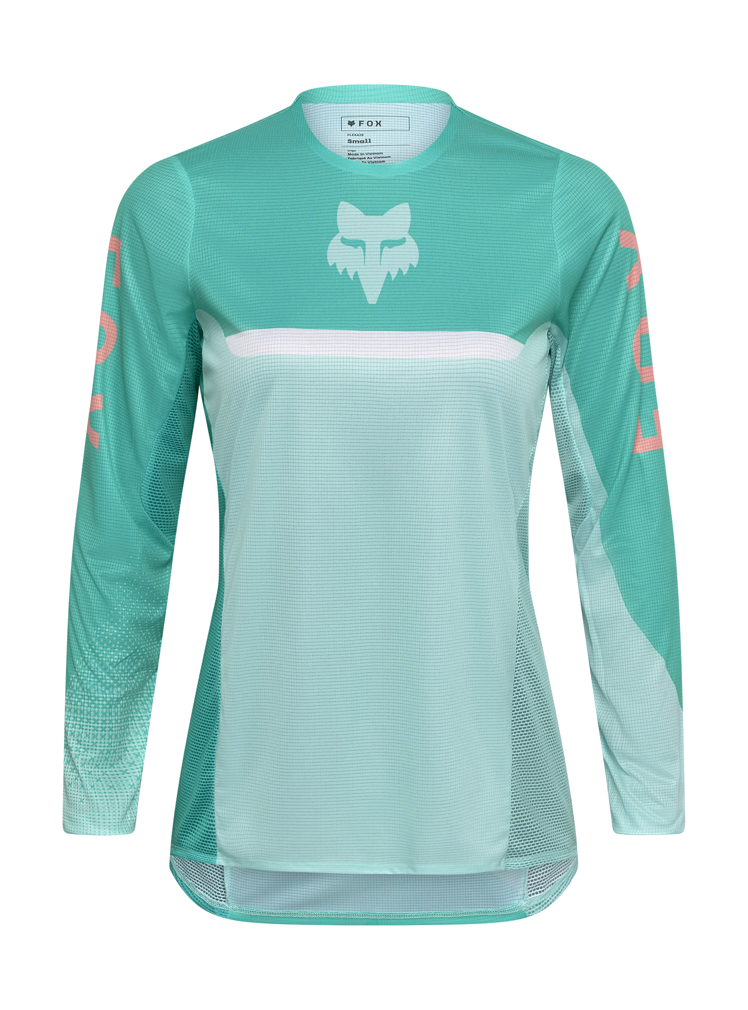 Fox Women Motocross Jersey 2026 Flexair Fracture - Aqua