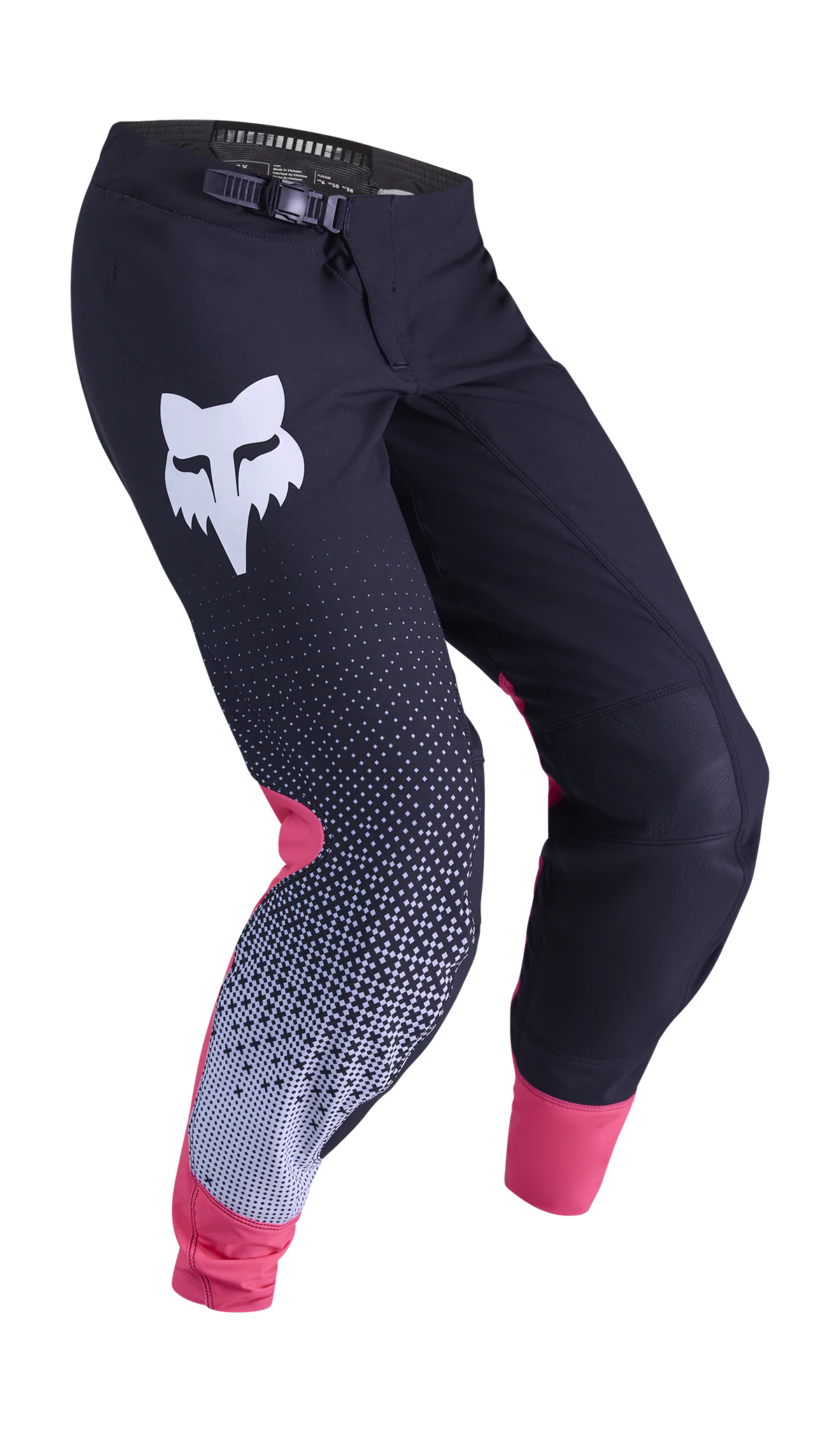 Fox Women Motocross Pants 2026 Flexair Fracture - White / Black