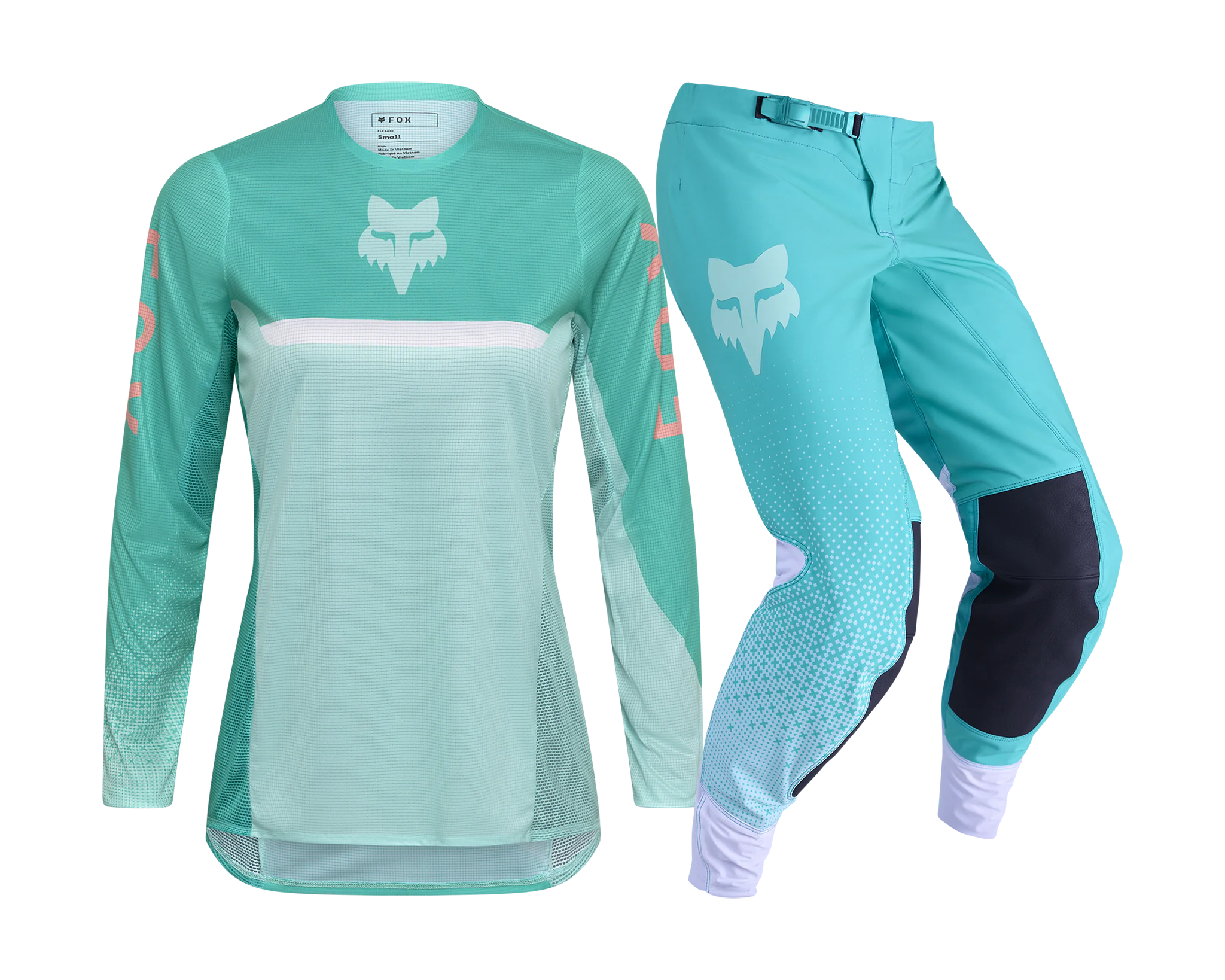 Fox Women Motocross Gear 2026 Flexair Fracture - Aqua