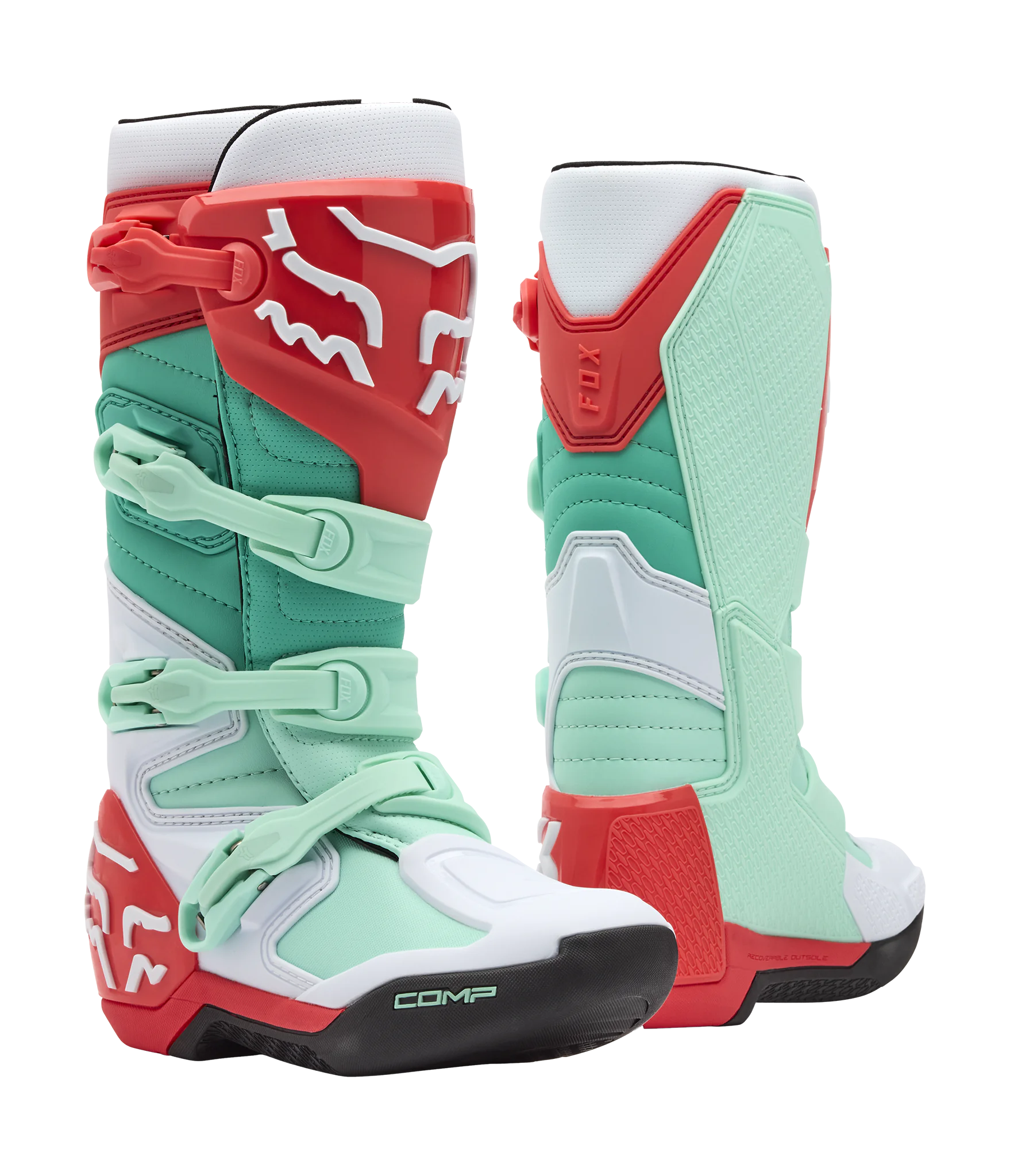 Fox Women Motocross Boots Motion - Aqua