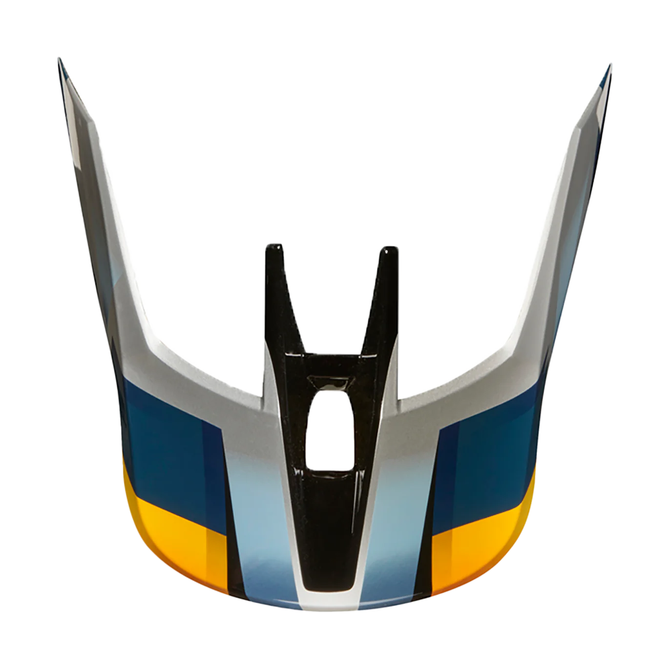 Fox Helmet Visor V3 Motif - Blue / Silver