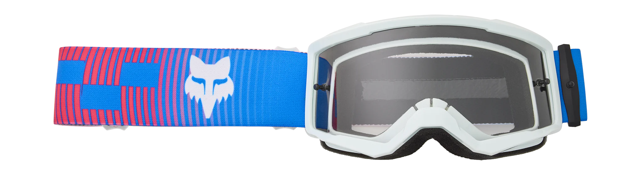 Fox Youth Motocross Goggle Main II Collect - Blue / Pink - Clear