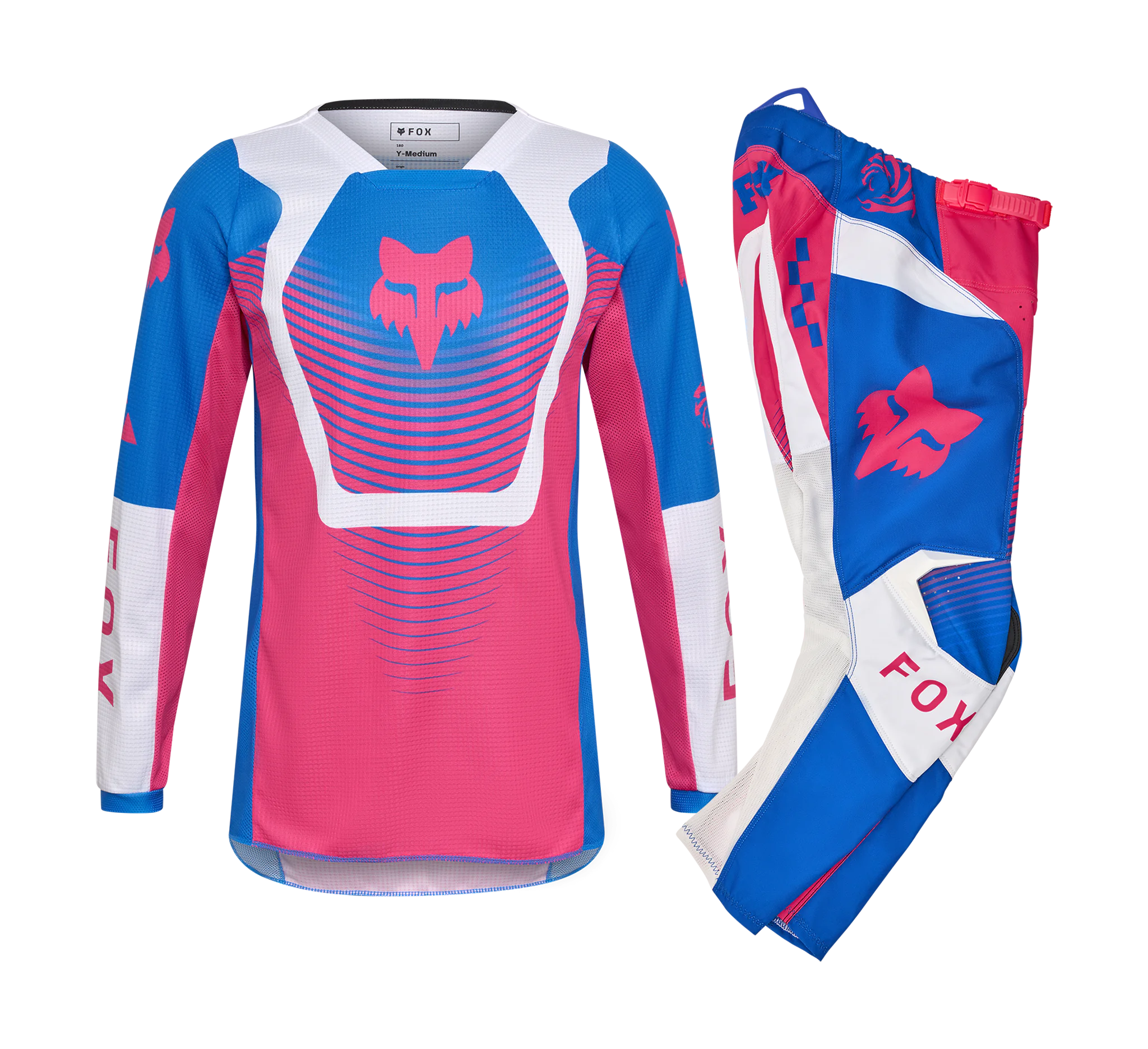Fox Youth Motocross Gear 2026 180 Collect - Blue / Pink