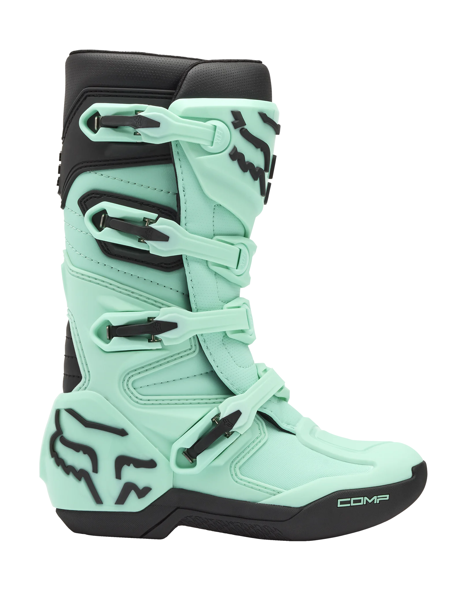 Fox Youth Motocross Boots Comp - Teal