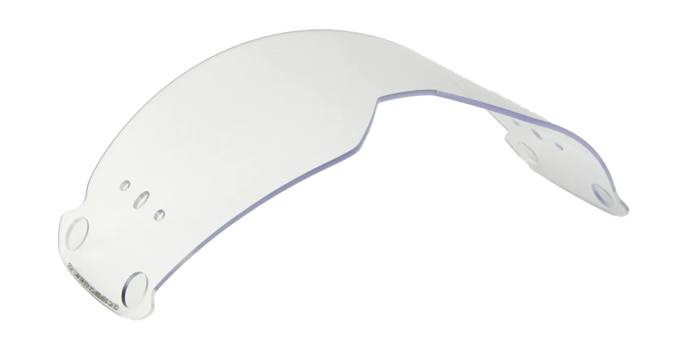 Fox Lens / Mud Flap Set Roll-Off Vue - Injected Clear