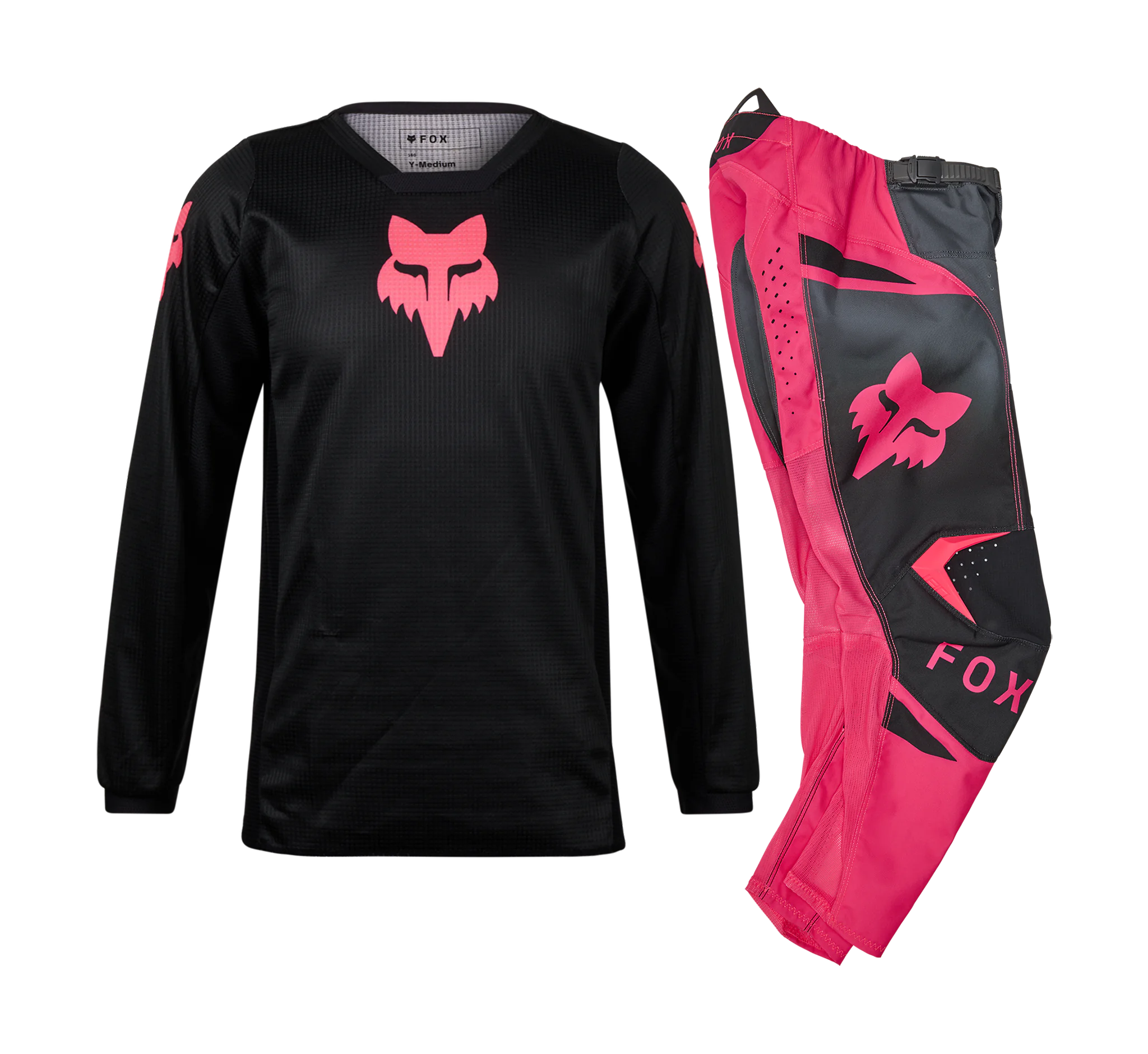 Fox Girls Motocross Gear 2026 180 Blackout - Black