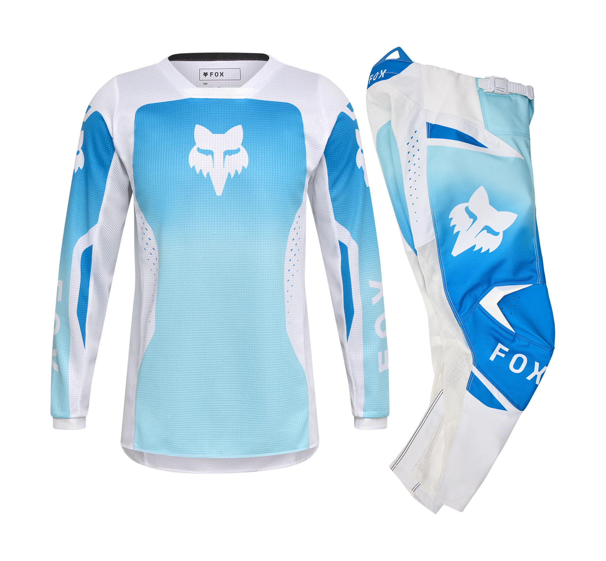 Fox Girls Motocross Gear 2026 180 Shield - Blue / White