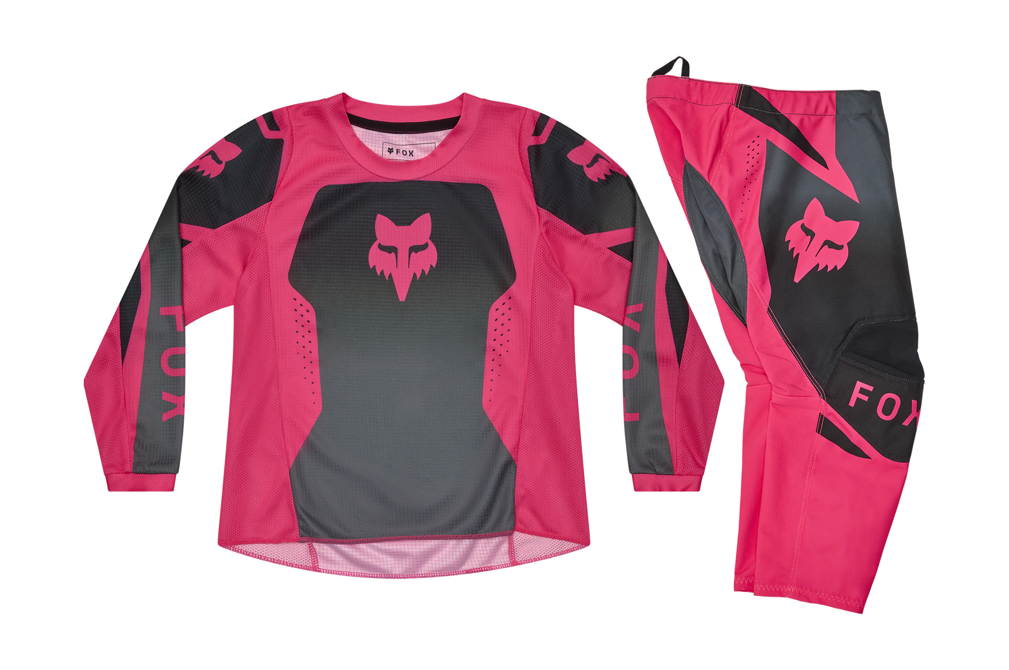 Fox Girls Mini Motocross Gear 2026 180 Shield - Black / Pink