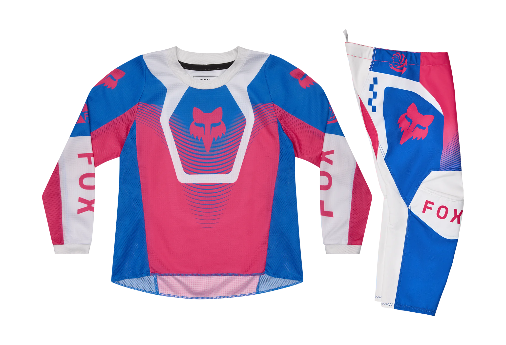 Fox Mini Motocross Gear 2026 180 Collect - Blue / Pink