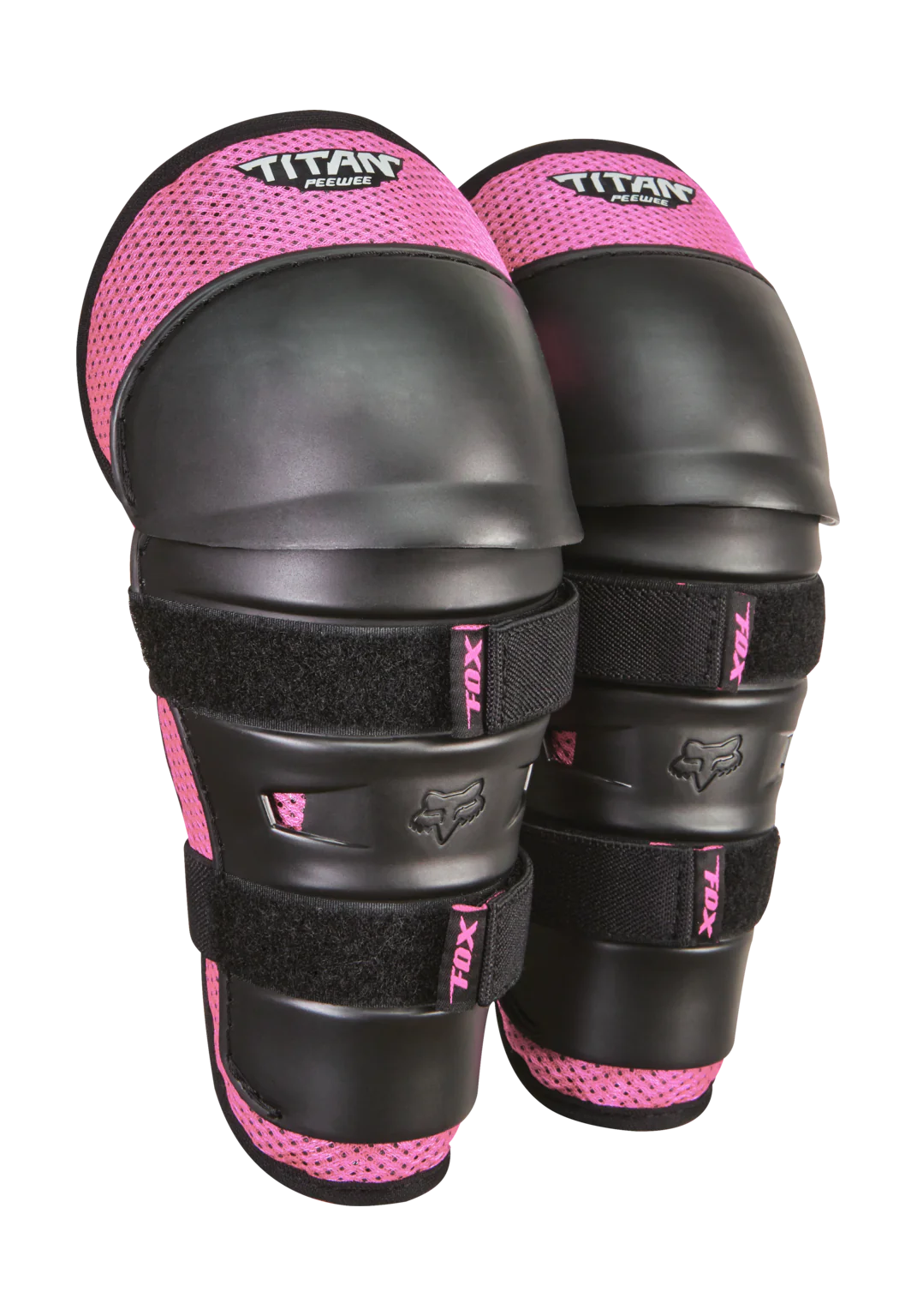 Fox Mini Knee Guards PeeWee Titan - Black / Pink