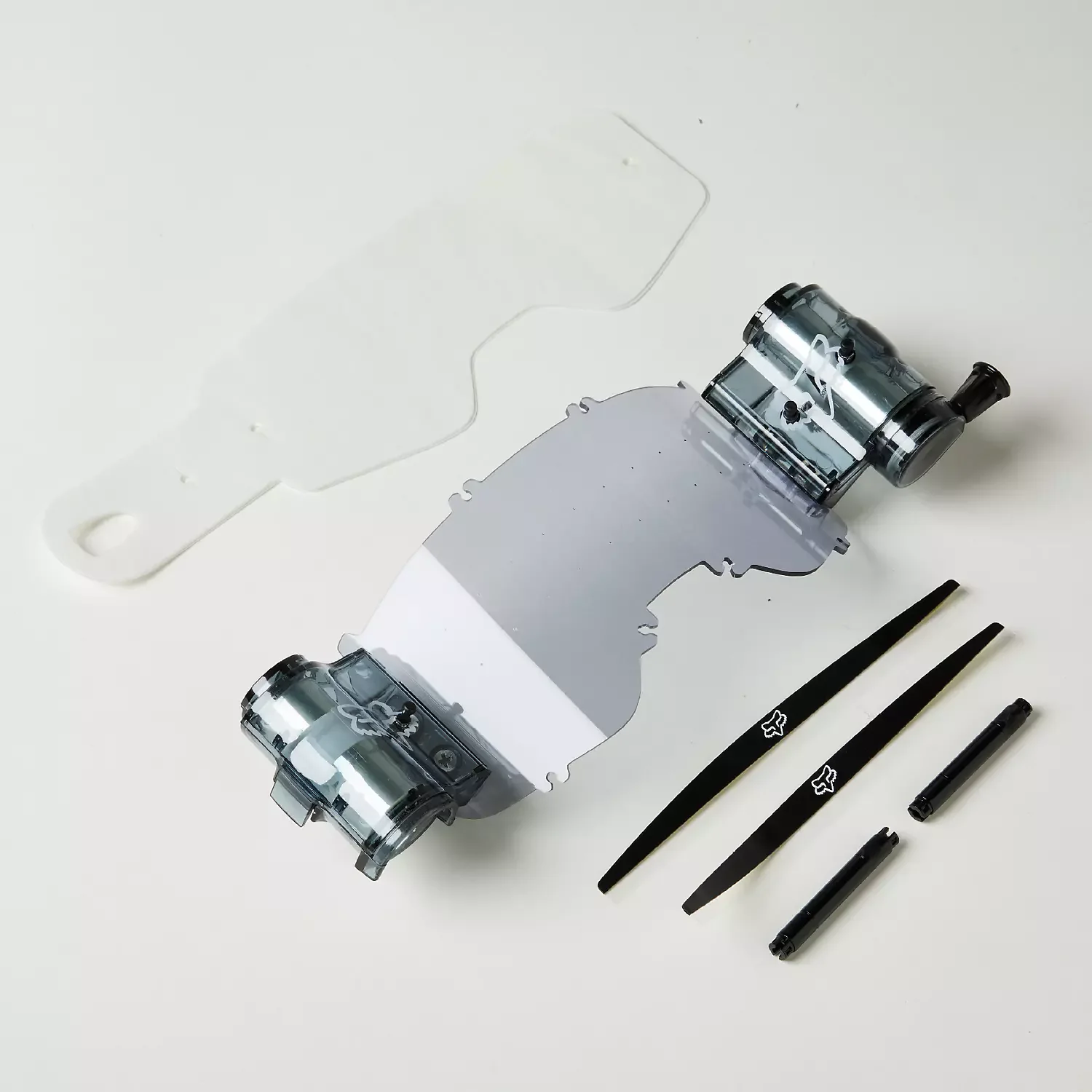 Fox Roll-Off System with Posts Total Vision Airspace I / Main I - Light Grey - 45 mm