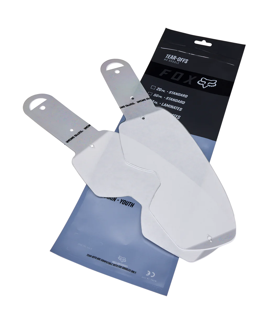 Fox Tear-Offs Laminated Vue