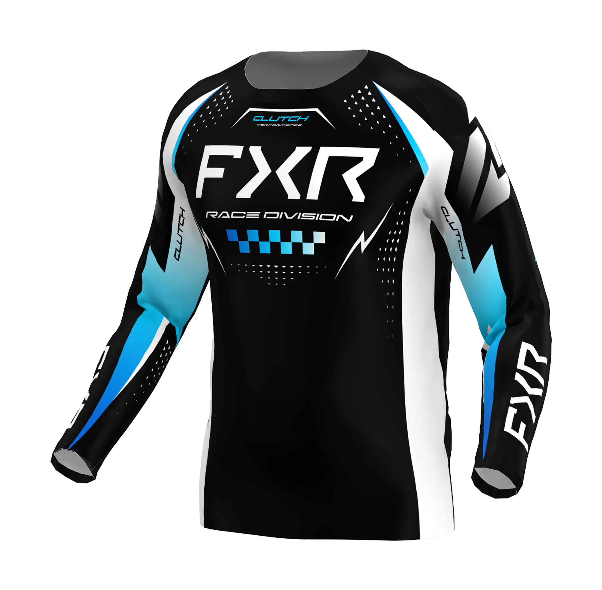 FXR Motocross Jersey 2026 Clutch Pro - Black / Blue / White