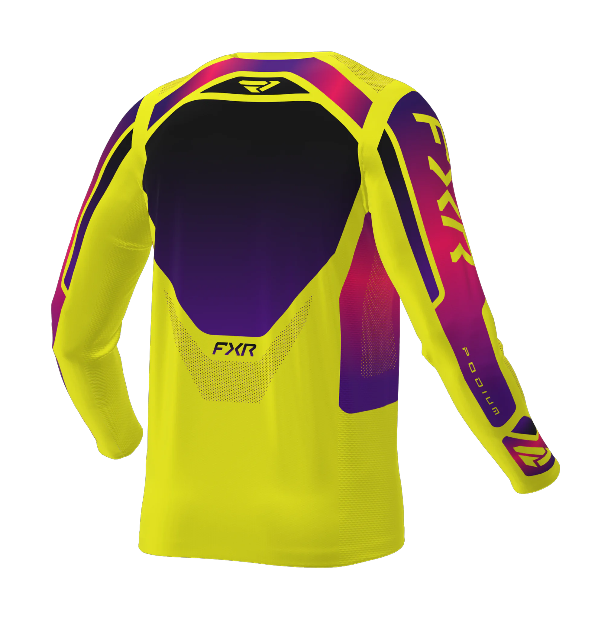 FXR Motocross Jersey 2026 Podium Relay - Yellow / Razz / Black