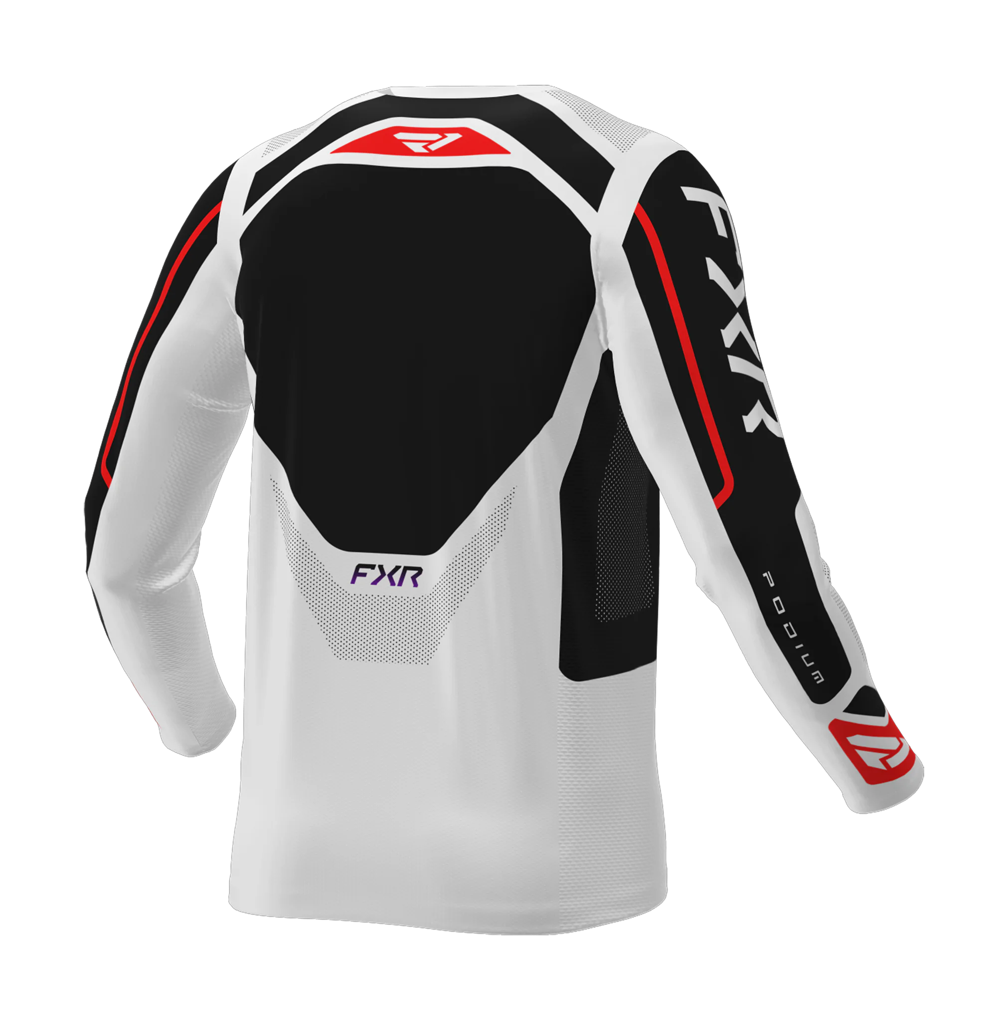 FXR Motocross Jersey 2026 Podium Relay - White / Black / Red