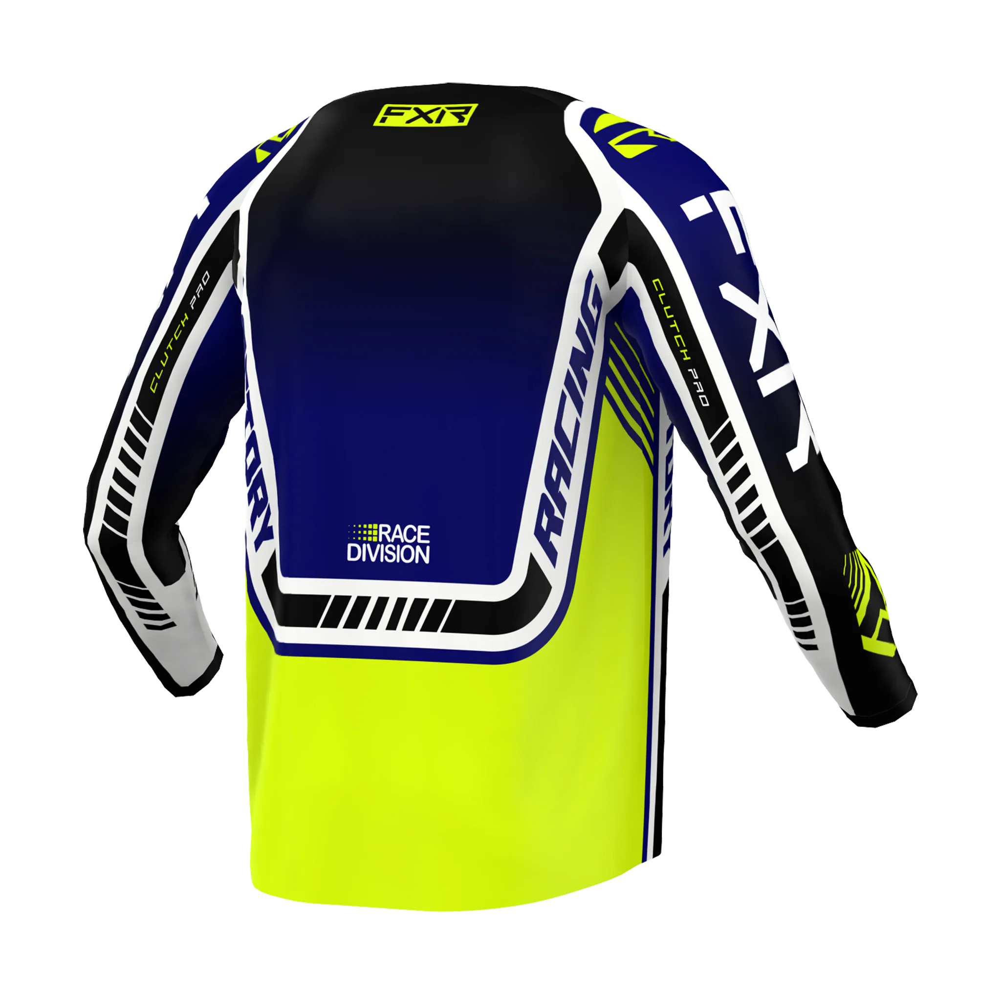 FXR Motocross Jersey Clutch Pro - Midnight / HiVis / White