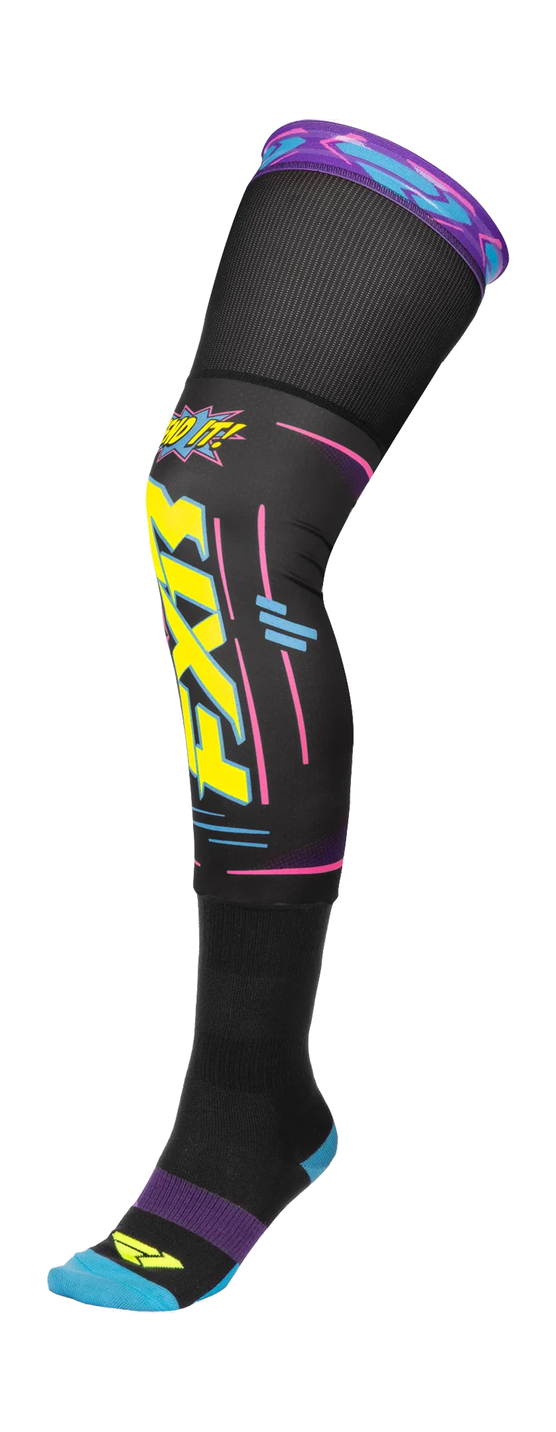FXR Motocross Socks Long Kneebrace - Sketchy