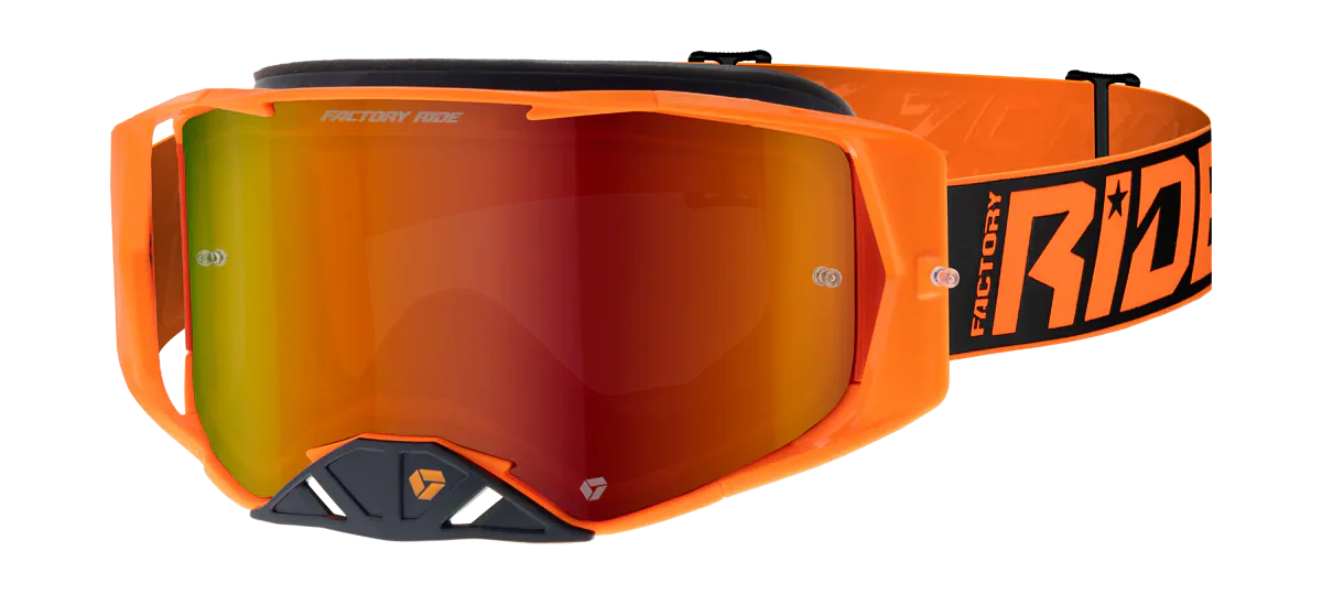 FXR Motocross Goggle Factory Ride - Crush - Bronze / Spectrum