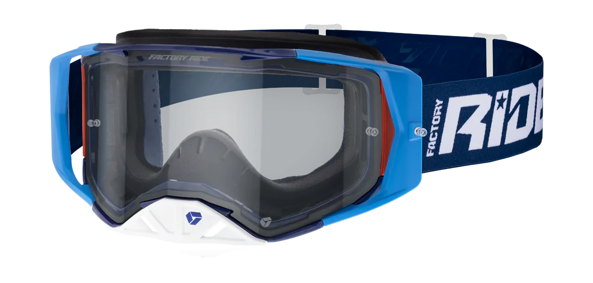 FXR Motocross Goggle Factory Ride - Icebox - Clear