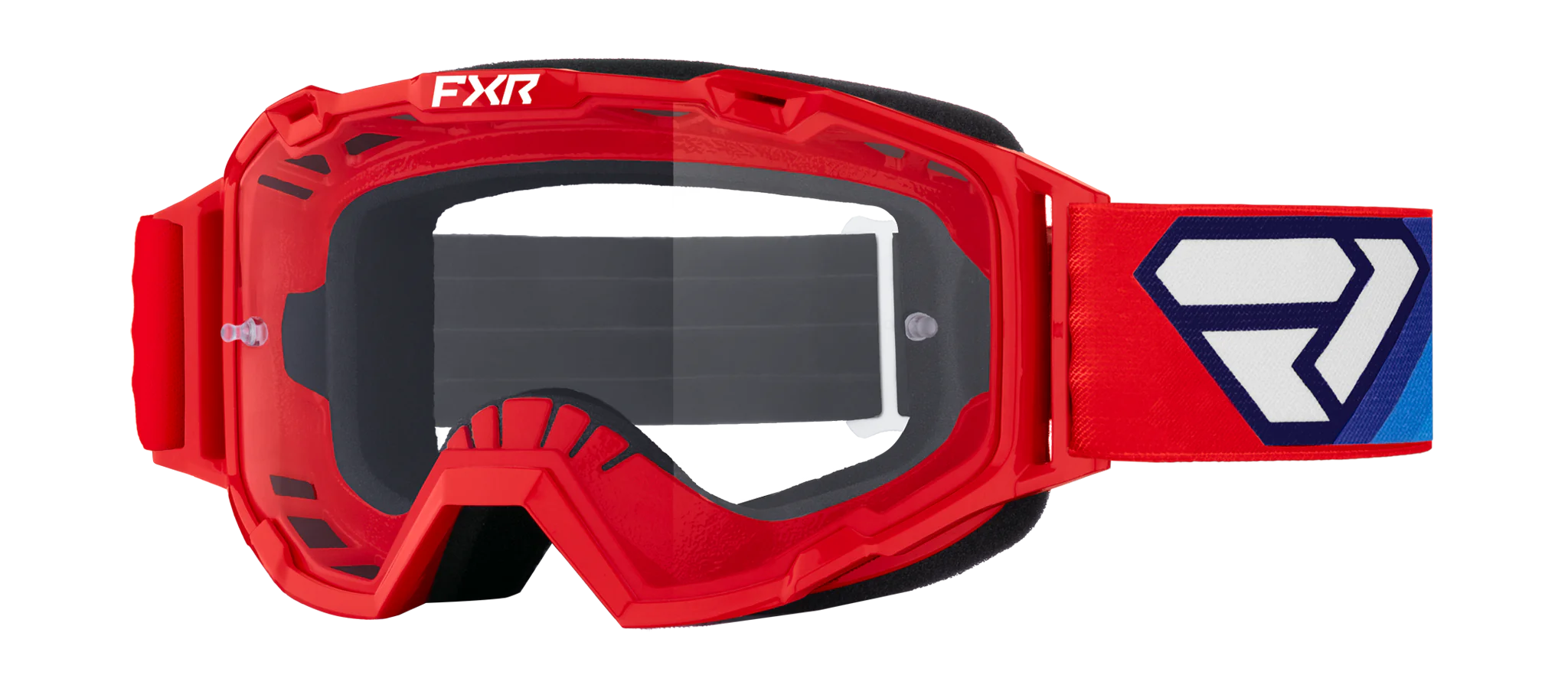 FXR Motocross Goggle Maverick Prime - Red - Clear