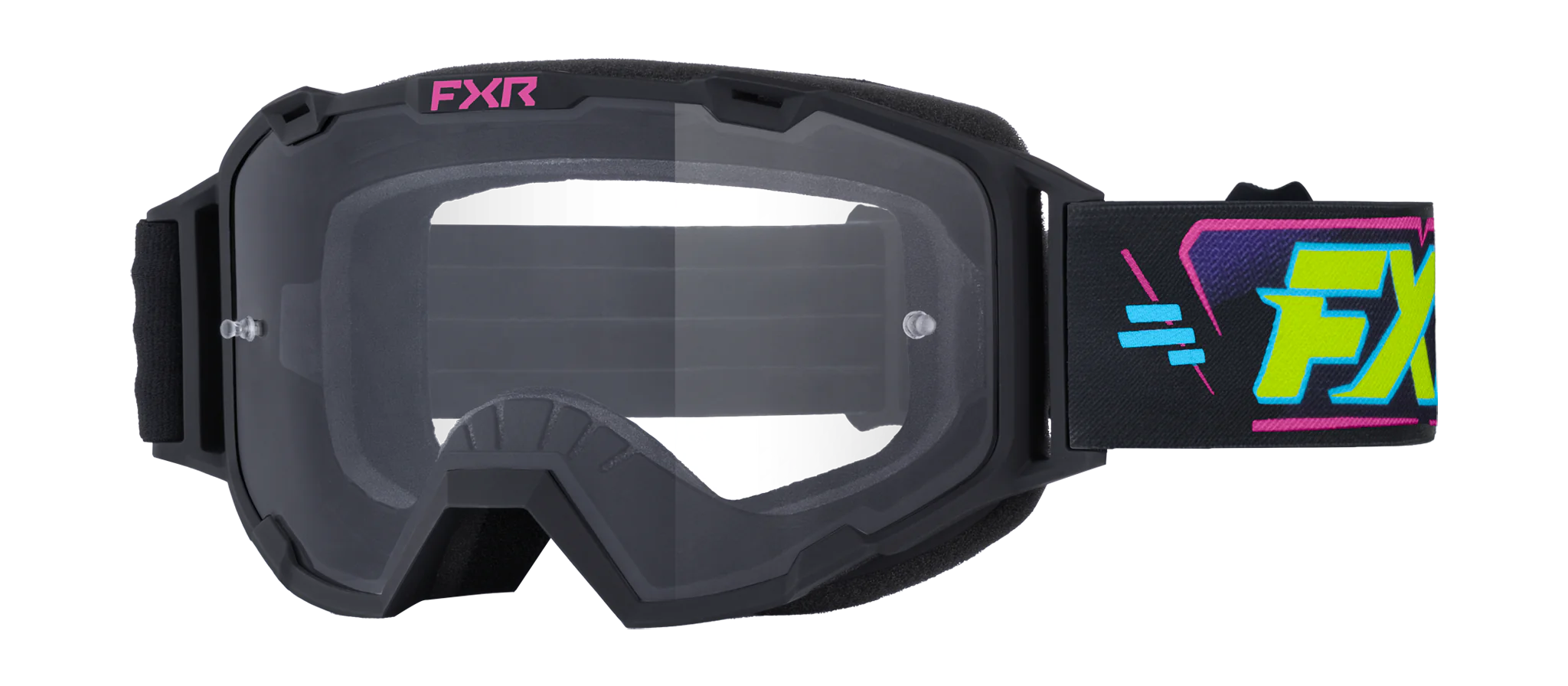 FXR Motocross Goggle Maverick Prime - Sketchy - Clear