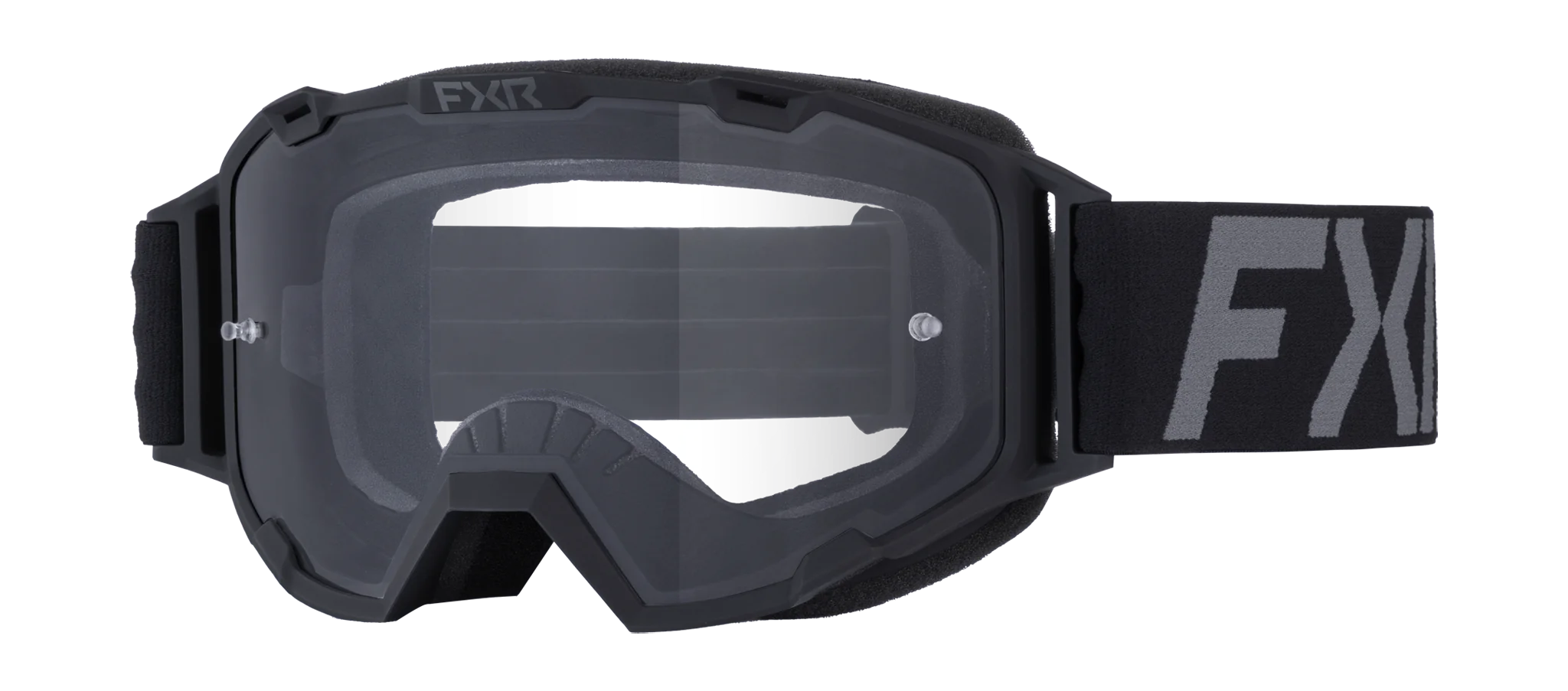 FXR Motocross Goggle Maverick Prime - Black - Clear