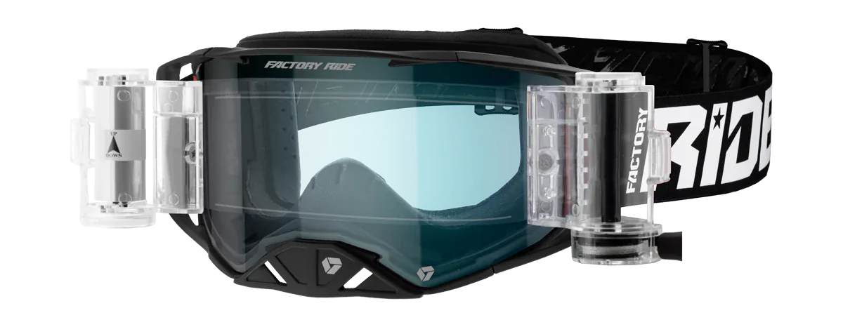 FXR Motocross Goggle Roll-Off Factory Ride - Prime - Clear