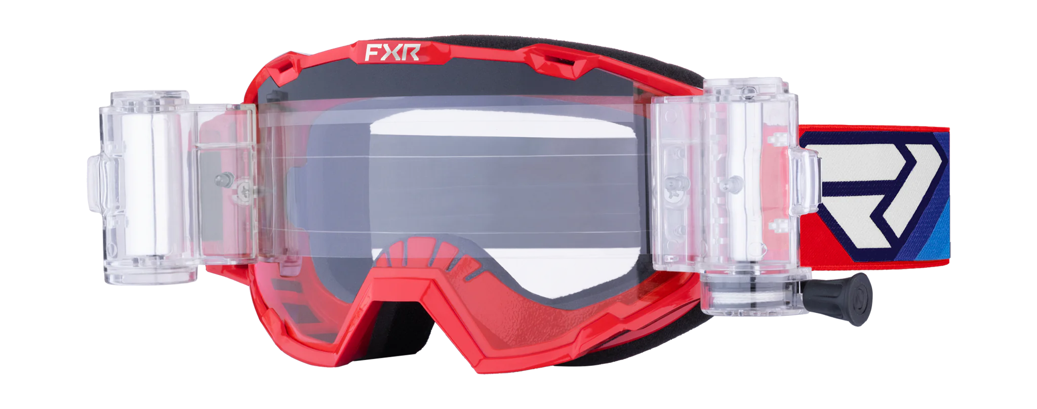FXR Motocross Goggle Roll-Off Maverick Prime - Red - Clear