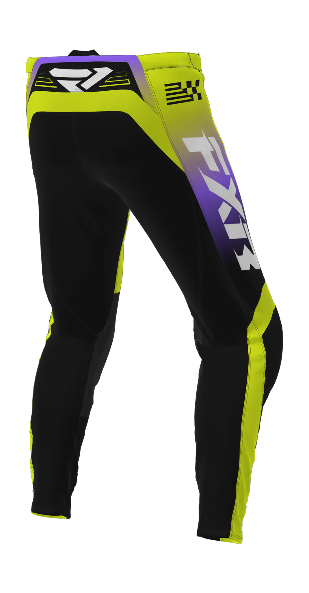 FXR Motocross Pants 2026 Clutch - HiVis / Black / Purple
