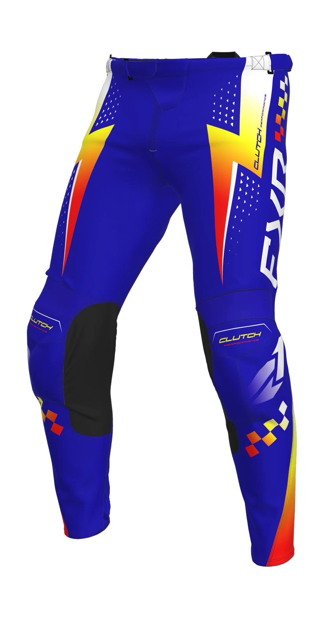 FXR Motocross Pants 2026 Clutch Pro - Royal / Yellow / Red