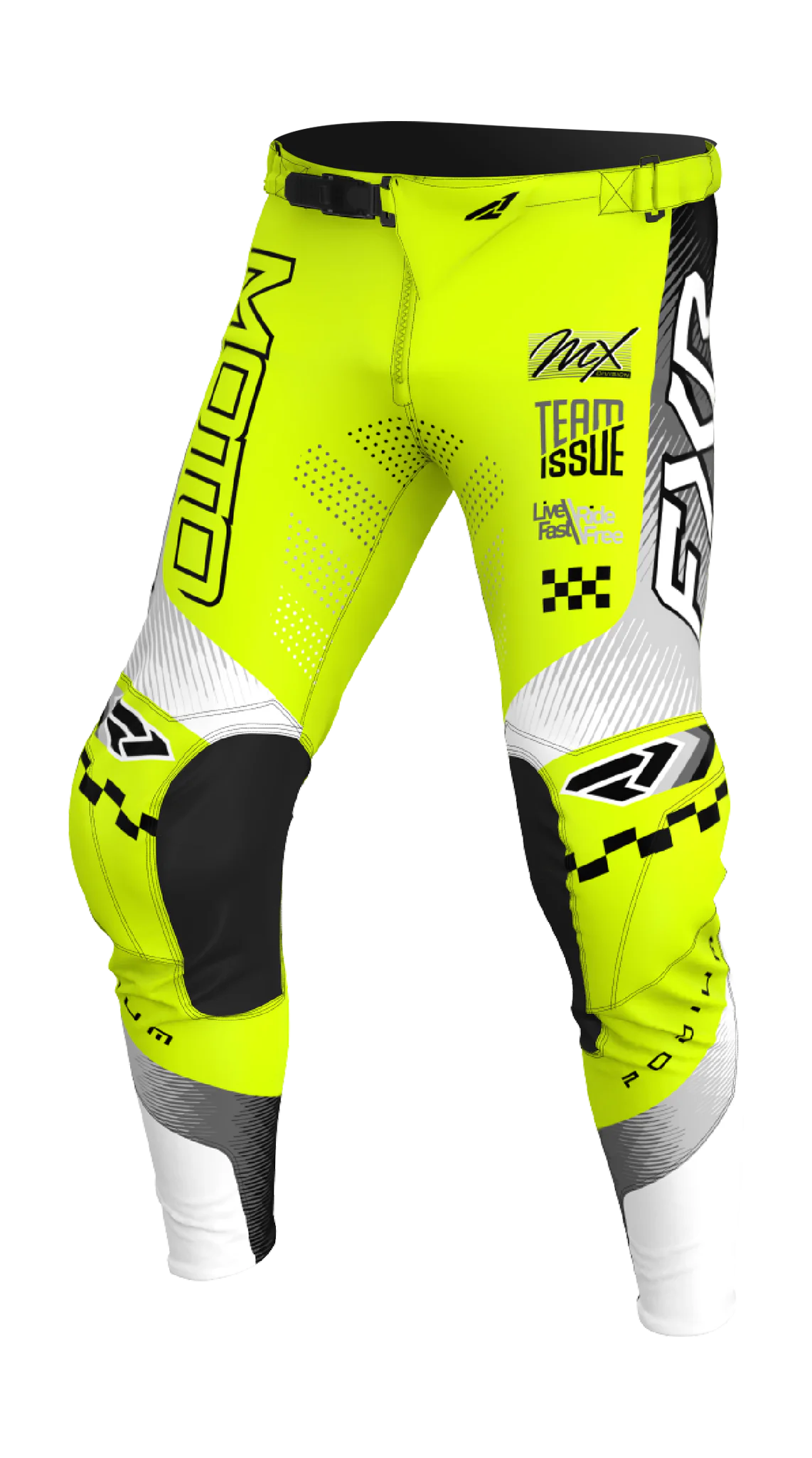 FXR Motocross Pants 2026 Podium Gladiator - HiVis / Black / Grey