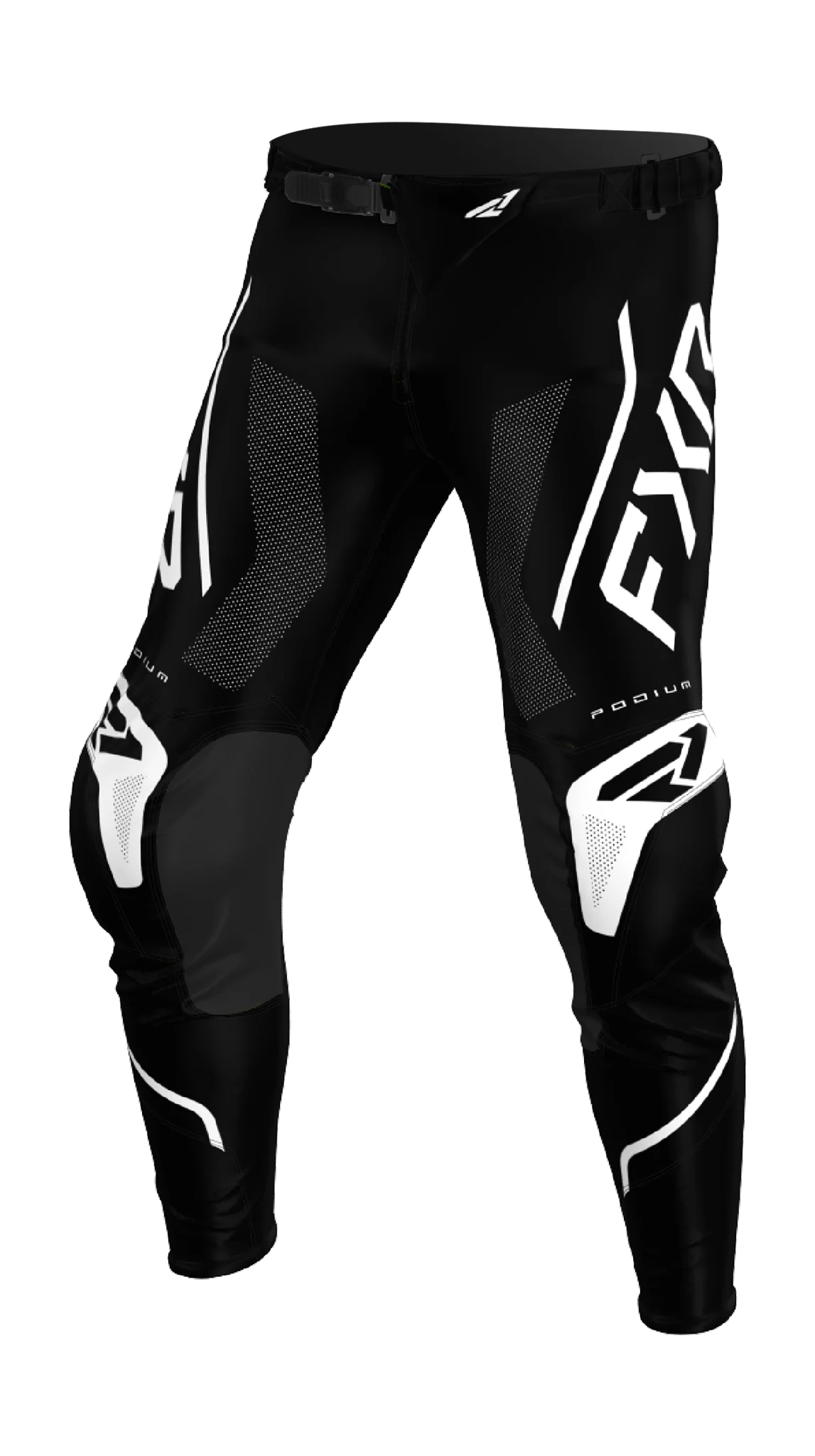 FXR Motocross Pants 2026 Podium Relay - Black / White