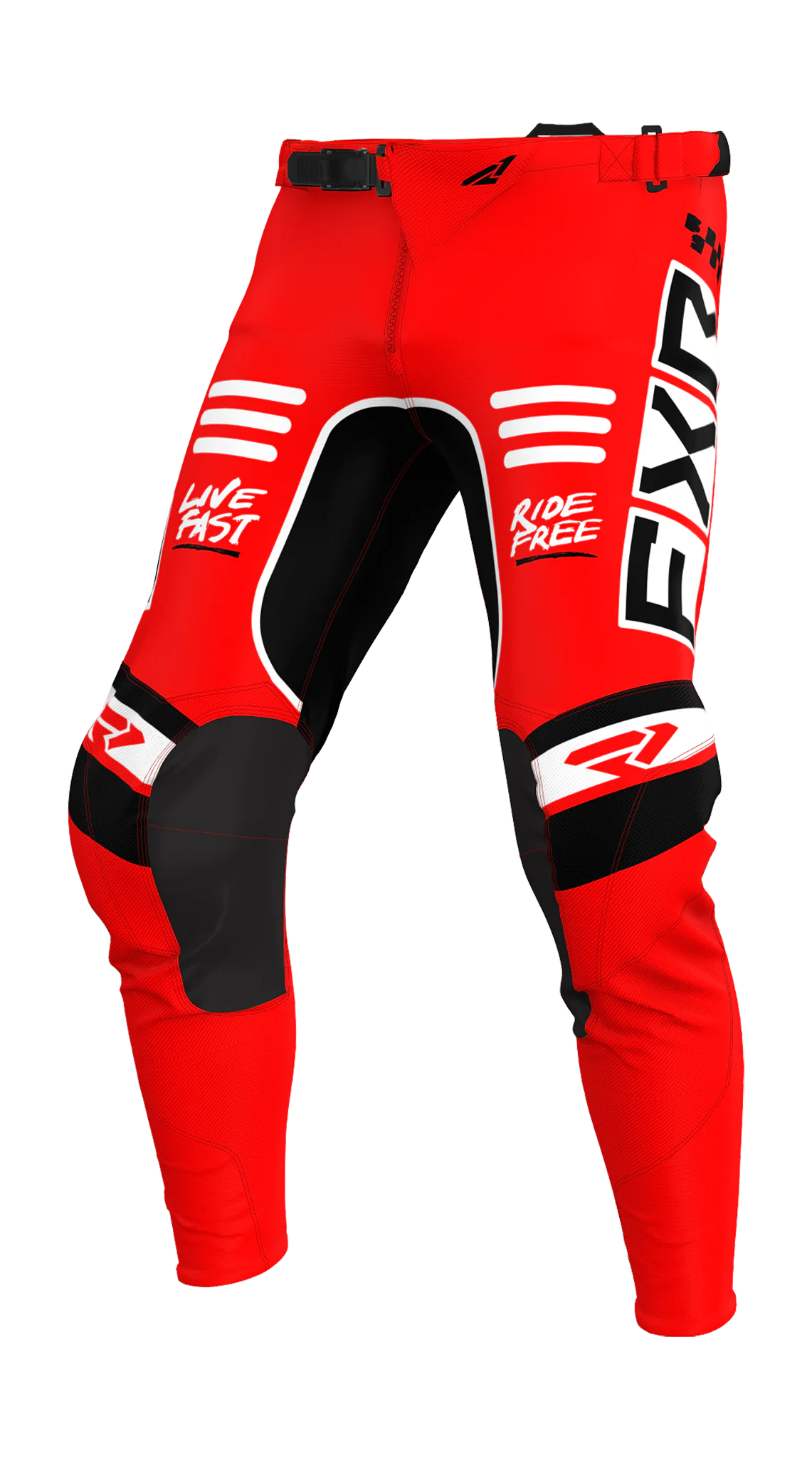 FXR Motocross Pants Podium Gladiator - Red / Black