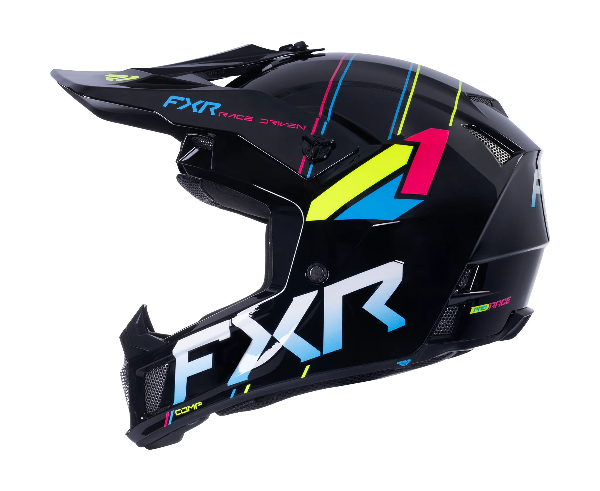 FXR Motocross Helmet Clutch Comp - Rave