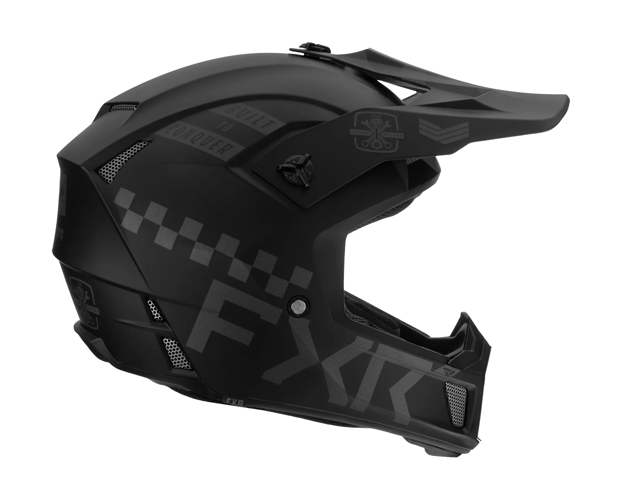 FXR Motocross Helmet Clutch Gladiator - Black Ops