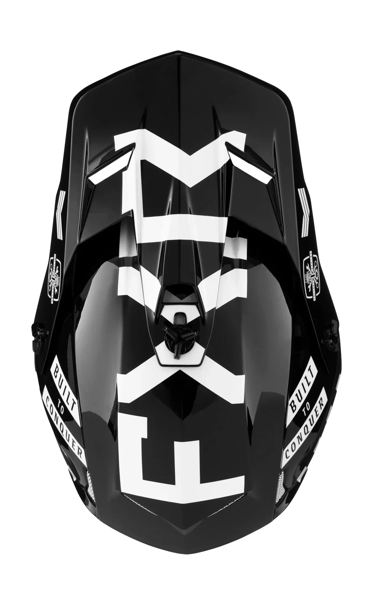 FXR Motocross Helmet Clutch Gladiator - Black / White