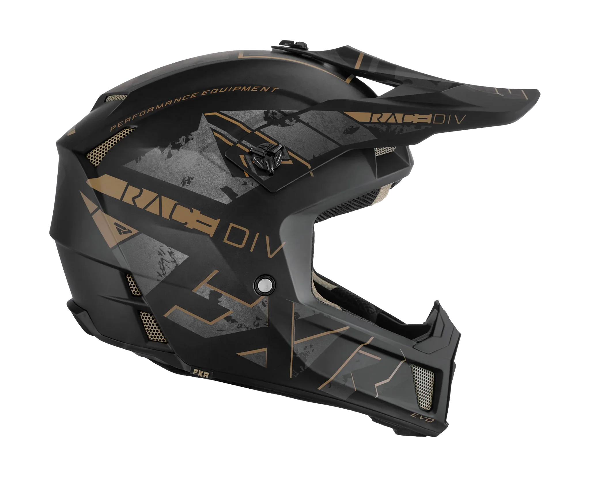 FXR Motocross Helmet Clutch Stealth - Canvas