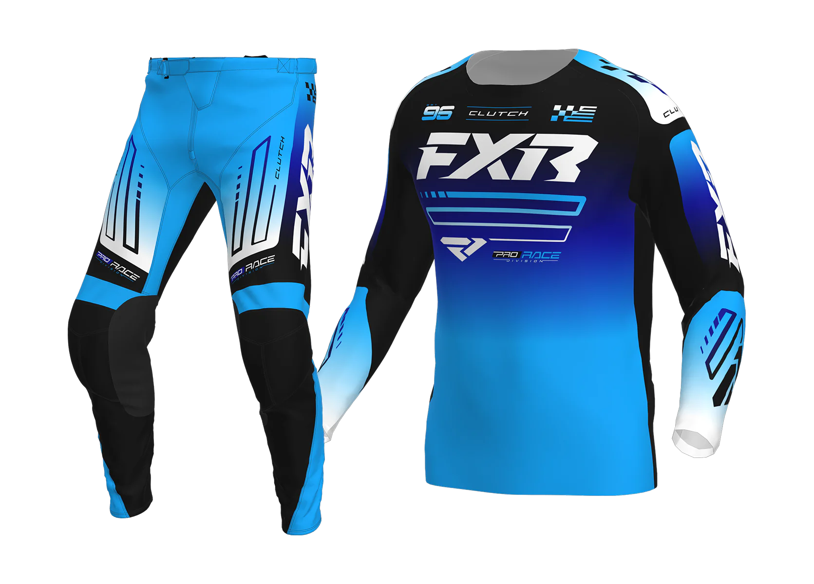 FXR Motocross Gear 2026 Clutch - Blue / Black / White