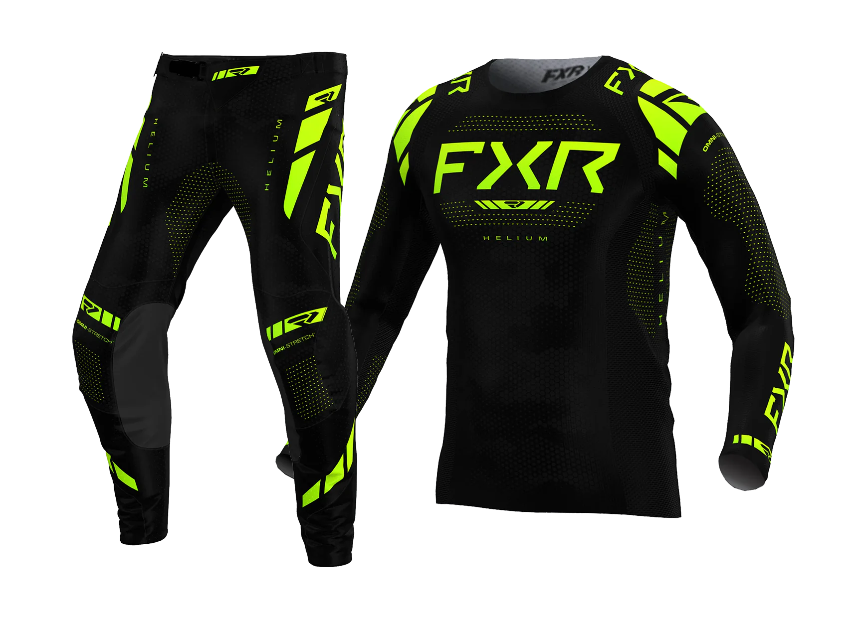 FXR Motocross Gear 2026 Helium - Black / HiVis