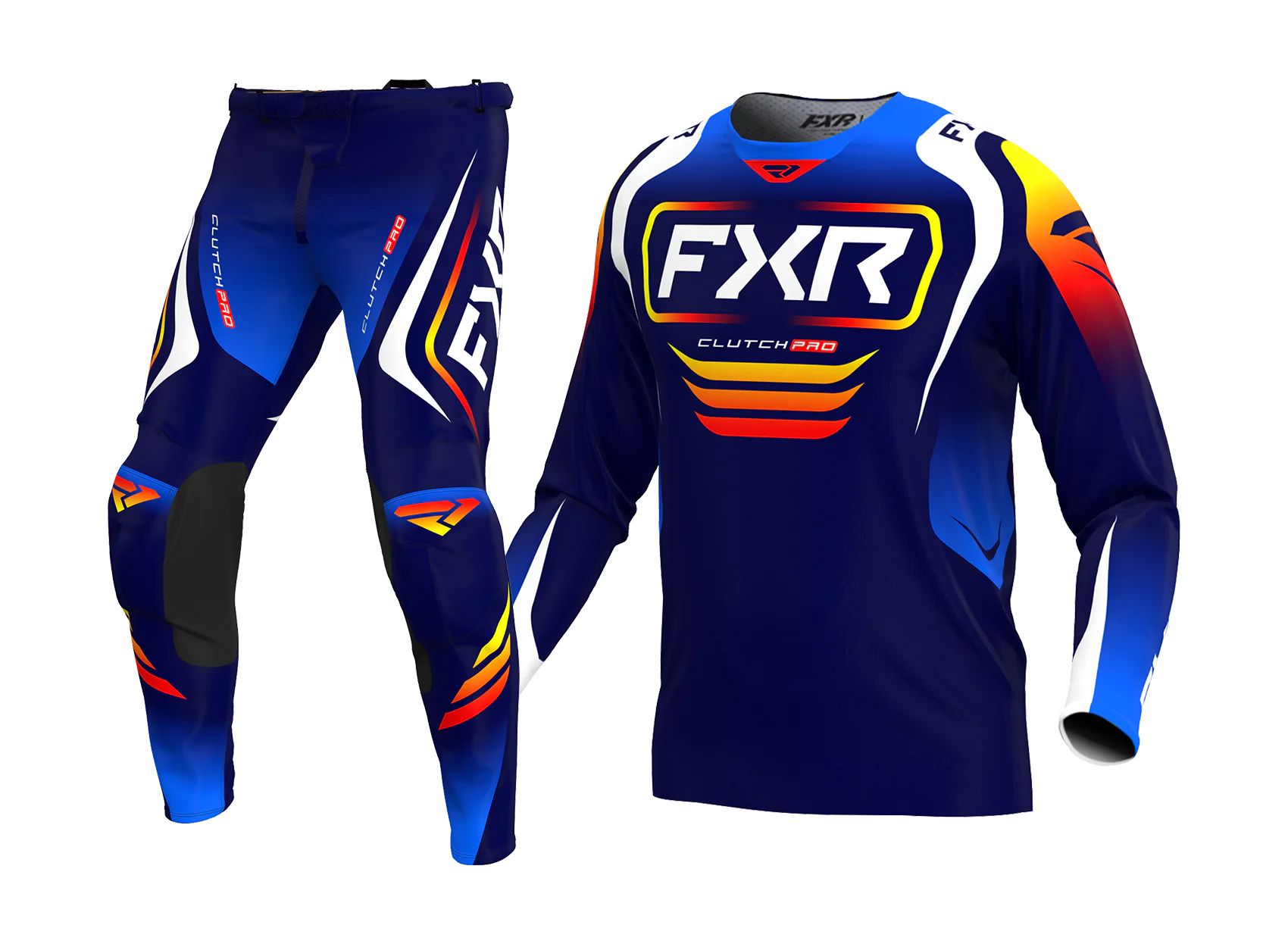 FXR Motocross Gear Clutch Pro - Navy / Inferno