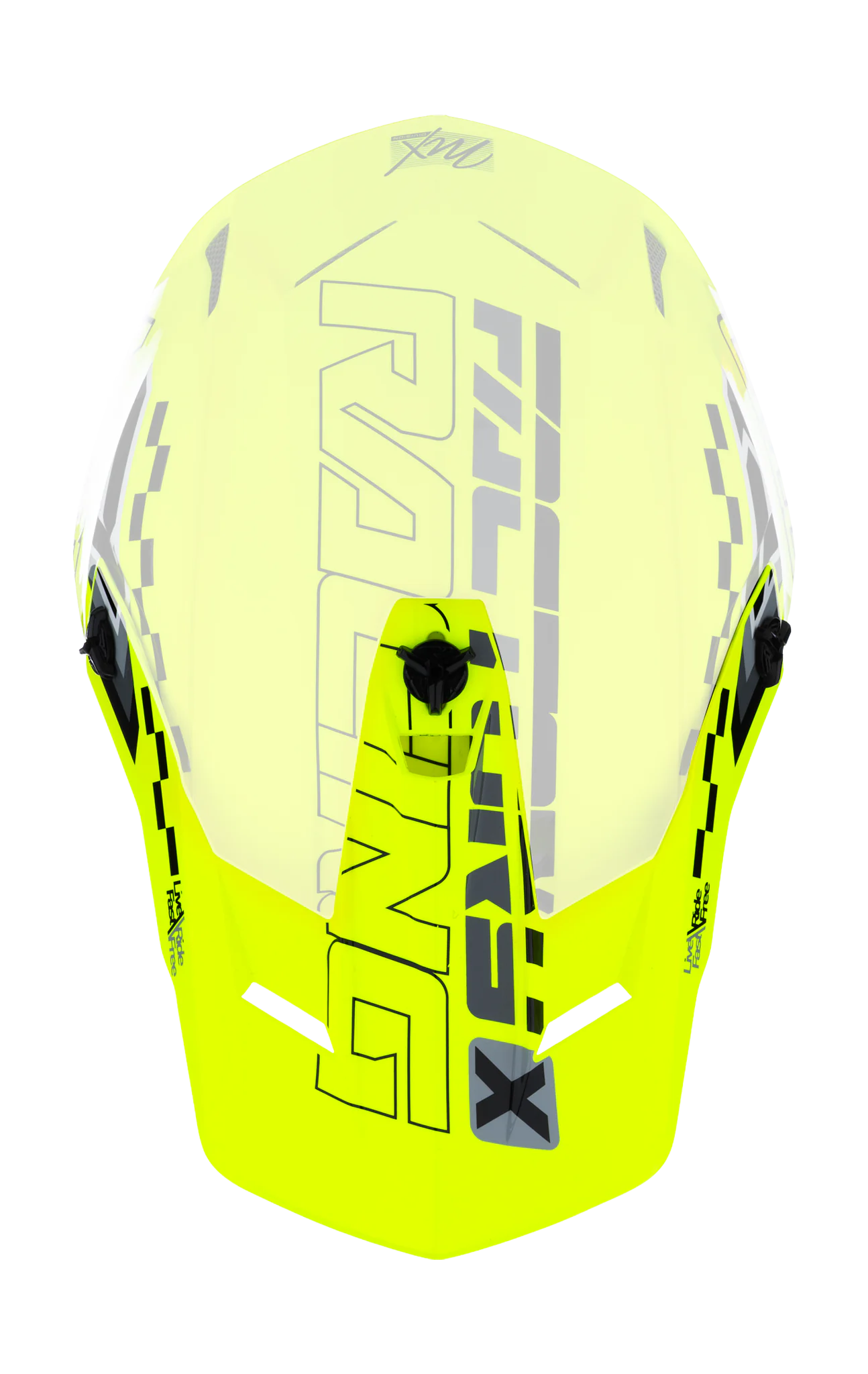 FXR Helmet Visor Clutch Race Div - HiVis