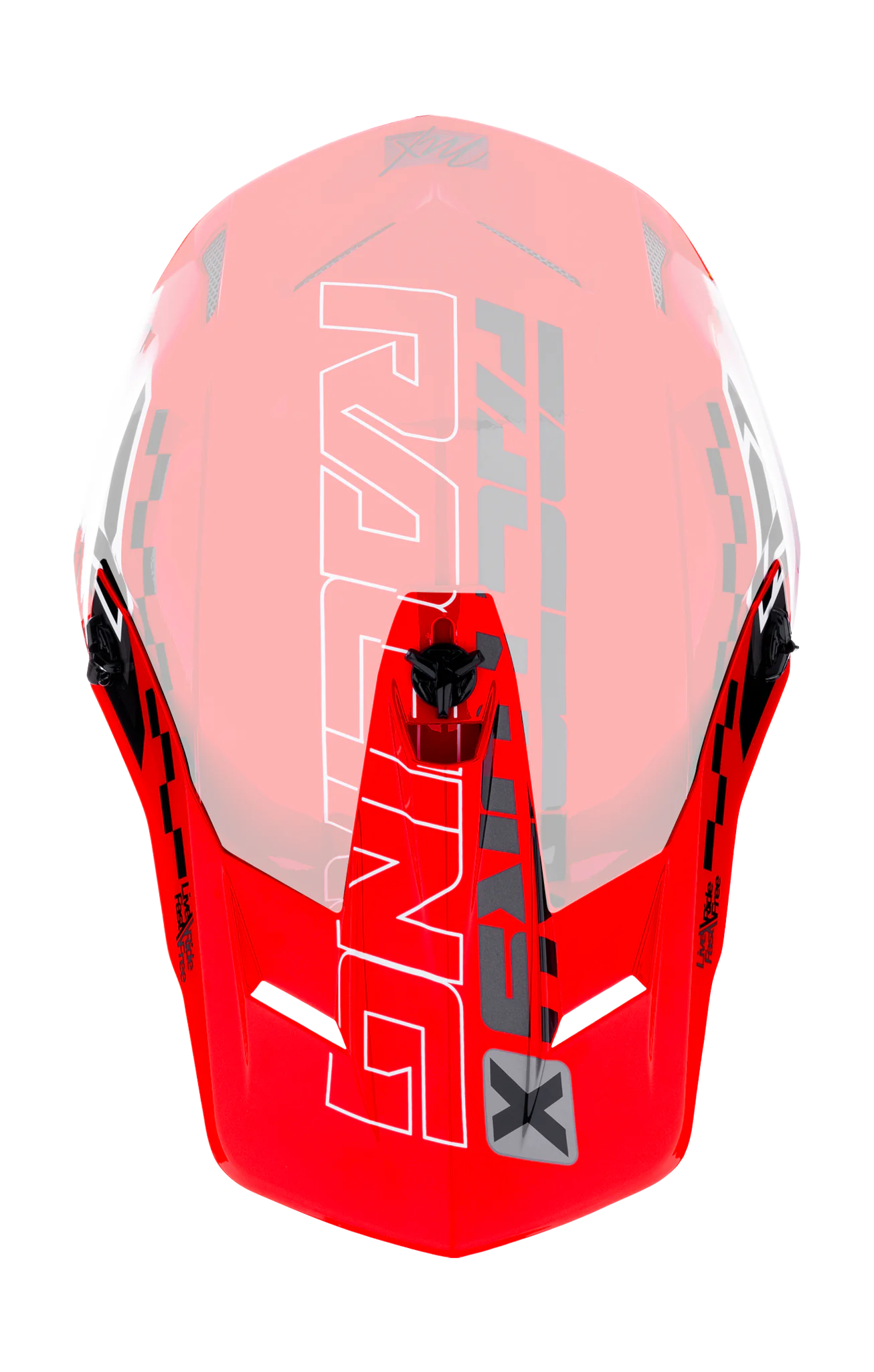 FXR Helmet Visor Clutch Race Div - Red