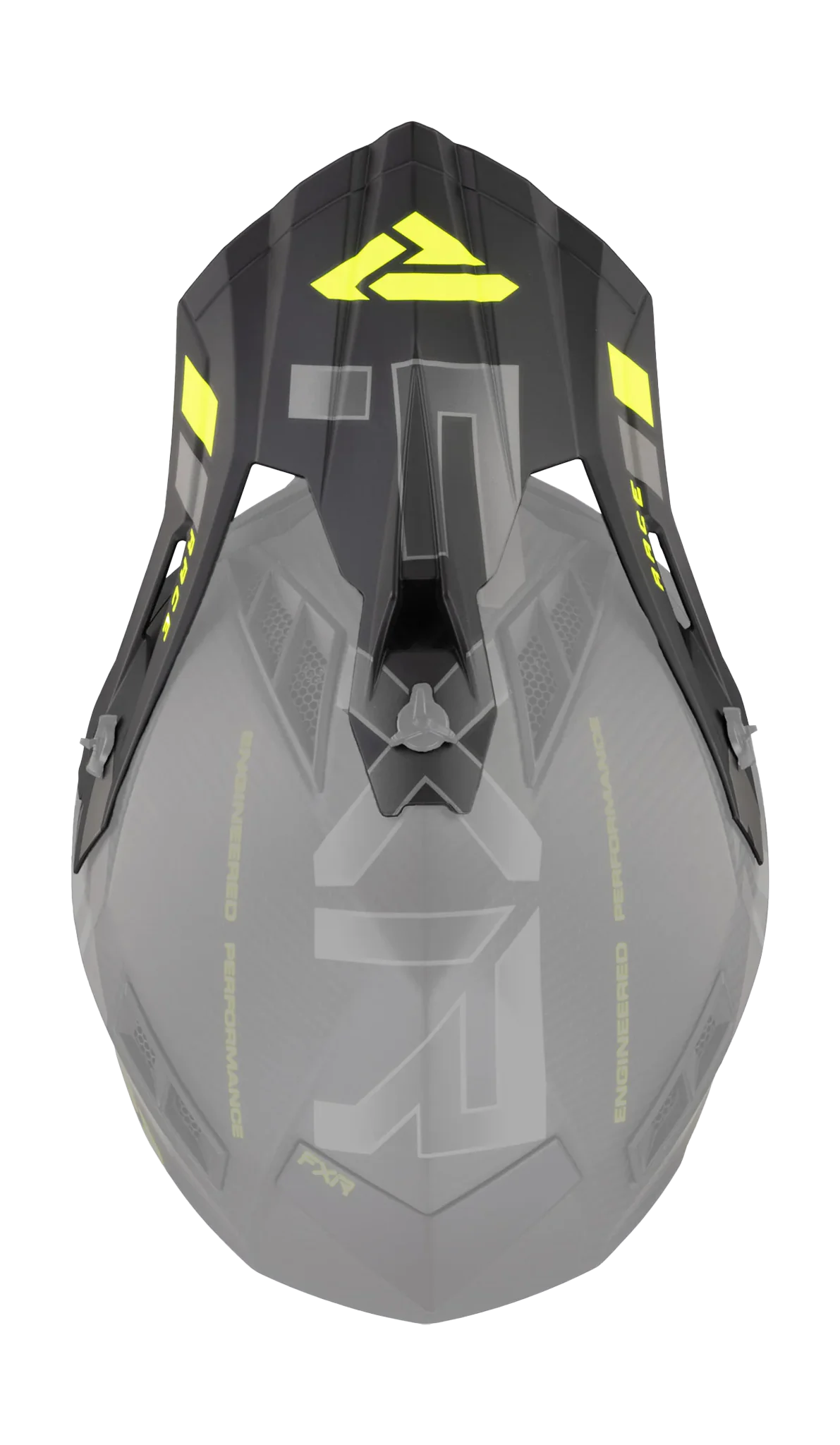 FXR Helmet Visor Helium Carbon - HiVis / Charcoal
