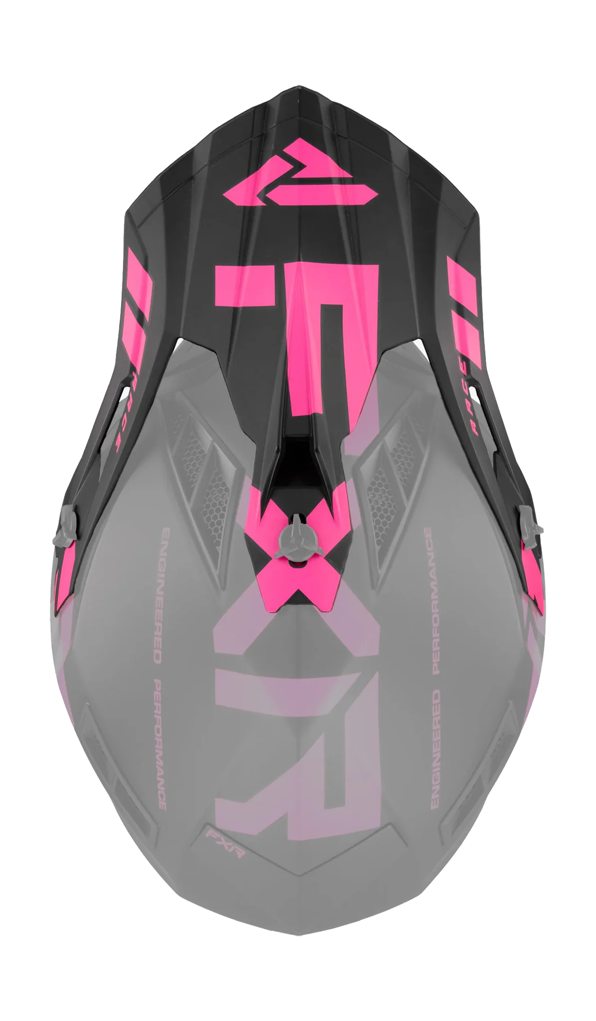 FXR Helmet Visor Helium Race Div - Black / Electric Pink