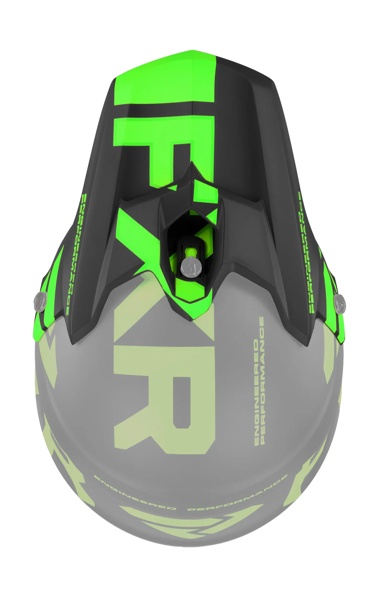 FXR Helmet Visor Torque Team - Black / Lime