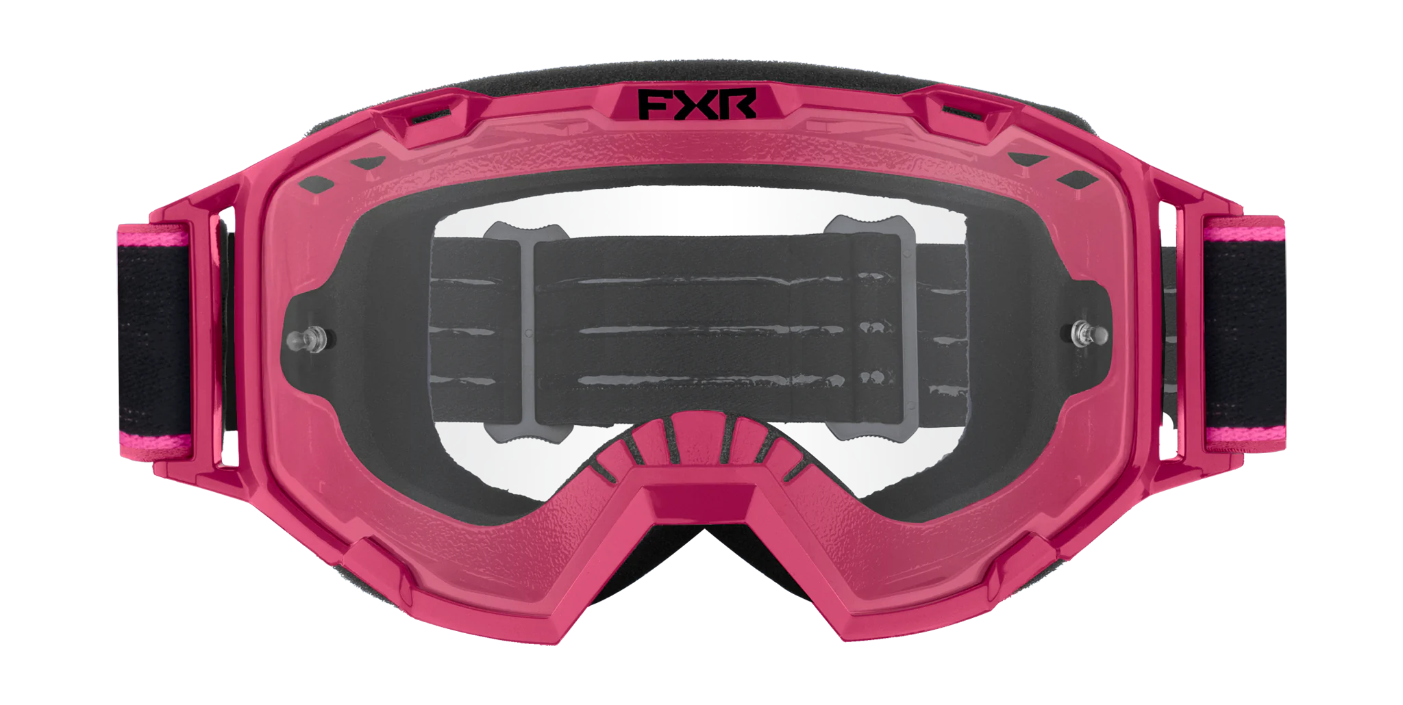FXR Youth Motocross Goggle Maverick Prime - Razzle - Clear