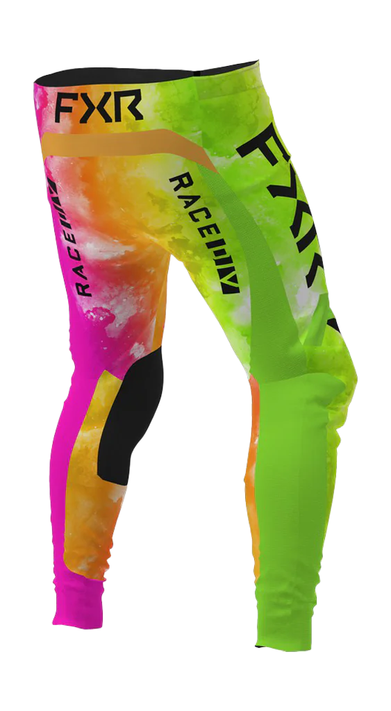 FXR Youth Motocross Pants Podium - Acid Sherbert